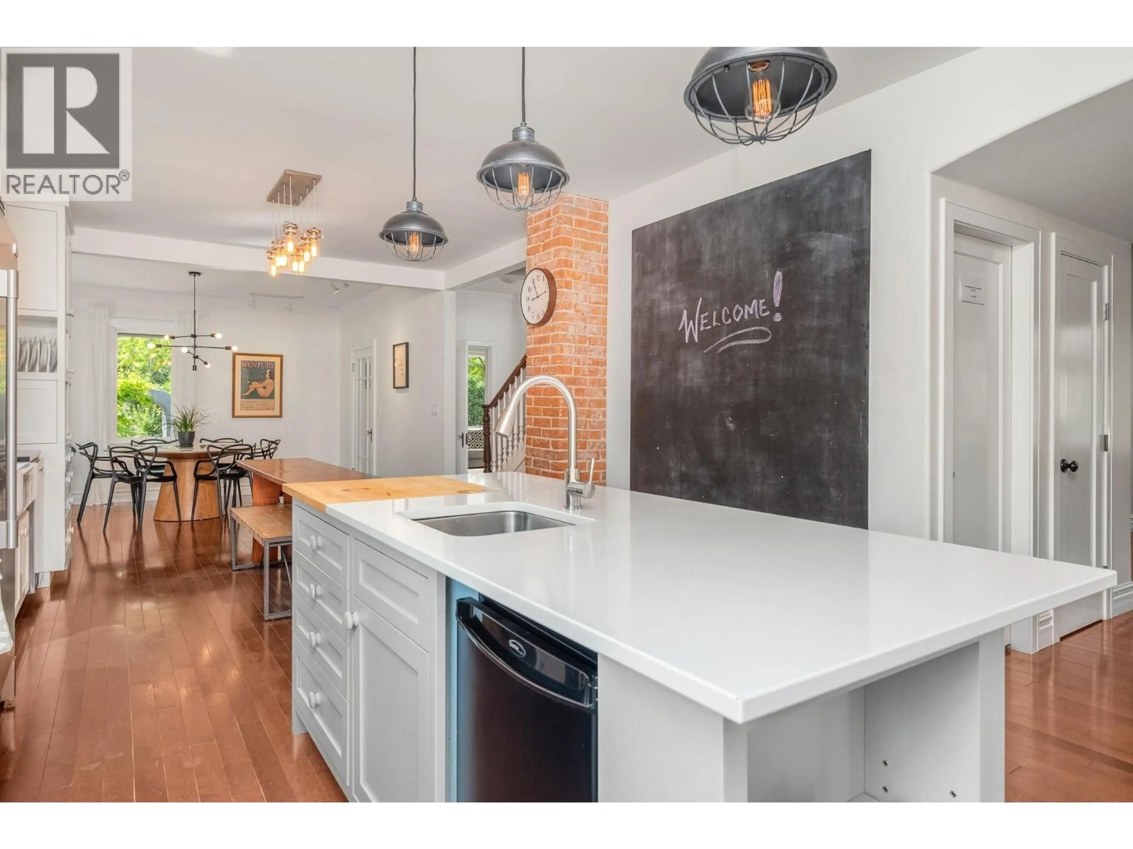 Open concept kitchen, ceramic/tile floor for 2501 30 AVENUE, Vernon British Columbia V1T1Y4