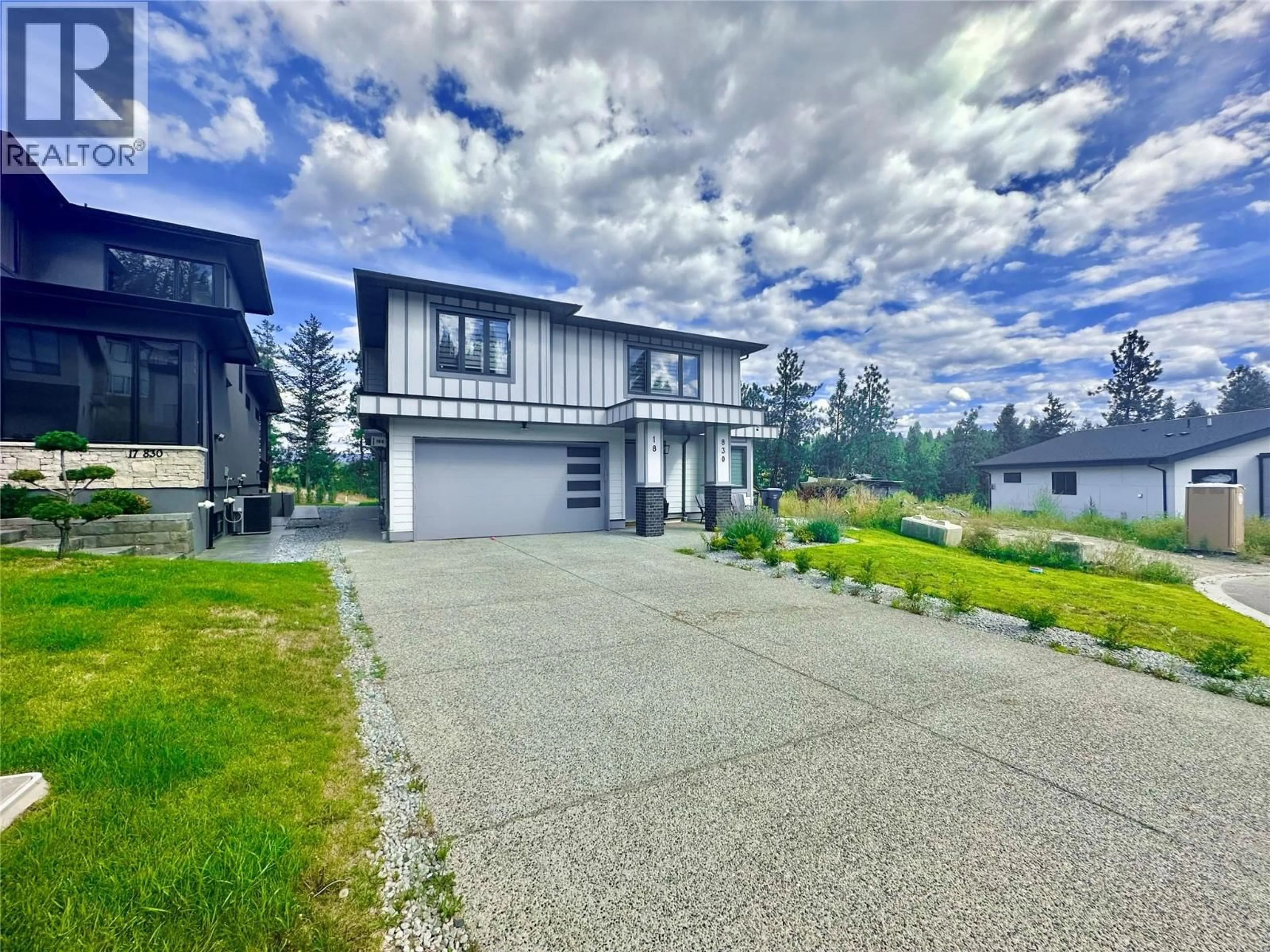 A pic from outside/outdoor area/front of a property/back of a property/a pic from drone, street for 18 - 830 WESTVIEW WAY, West Kelowna British Columbia V1Z3Z3