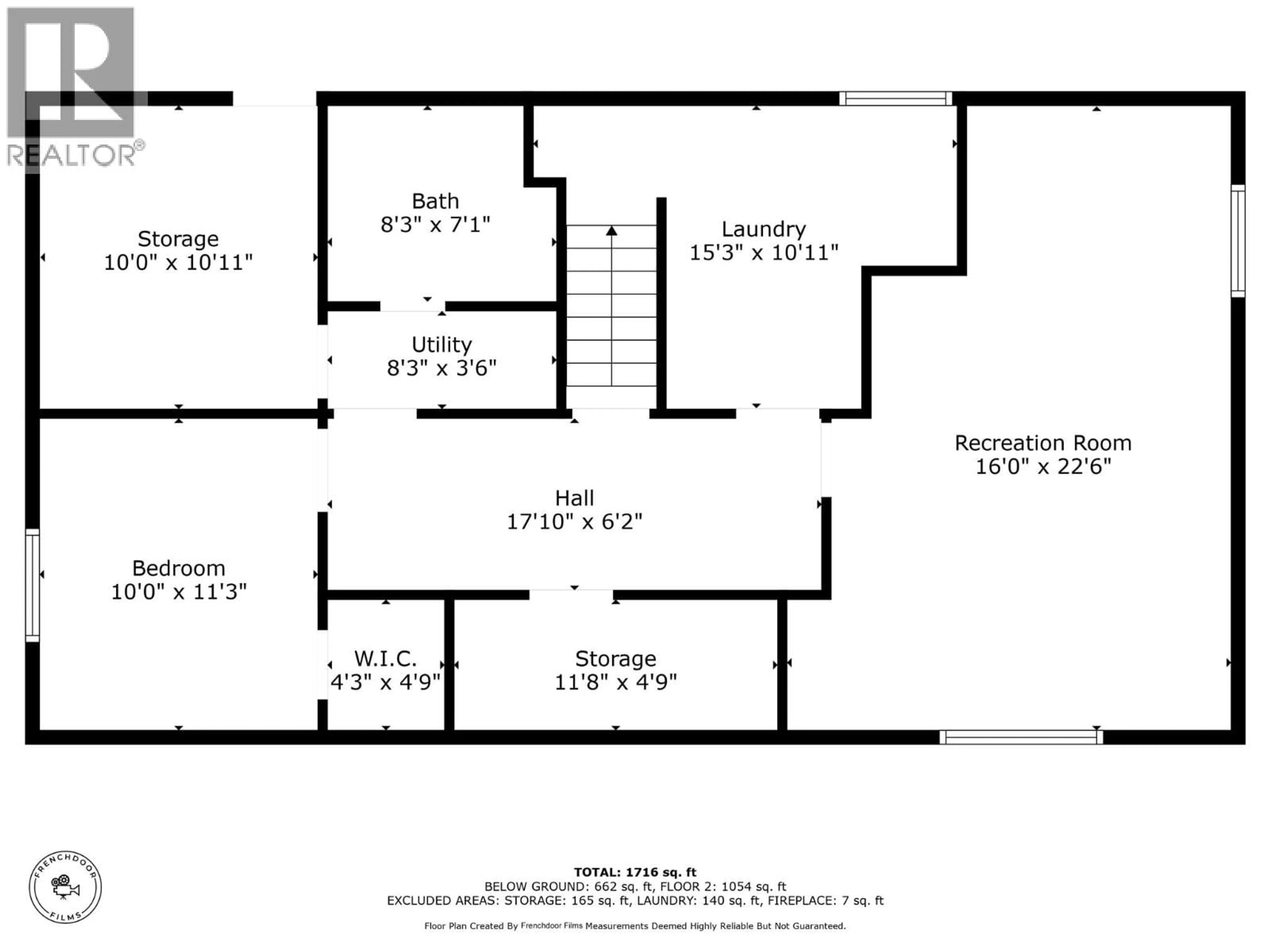 Floor plan for 1267 CRESTON PLACE, Kamloops British Columbia V2B2Y7