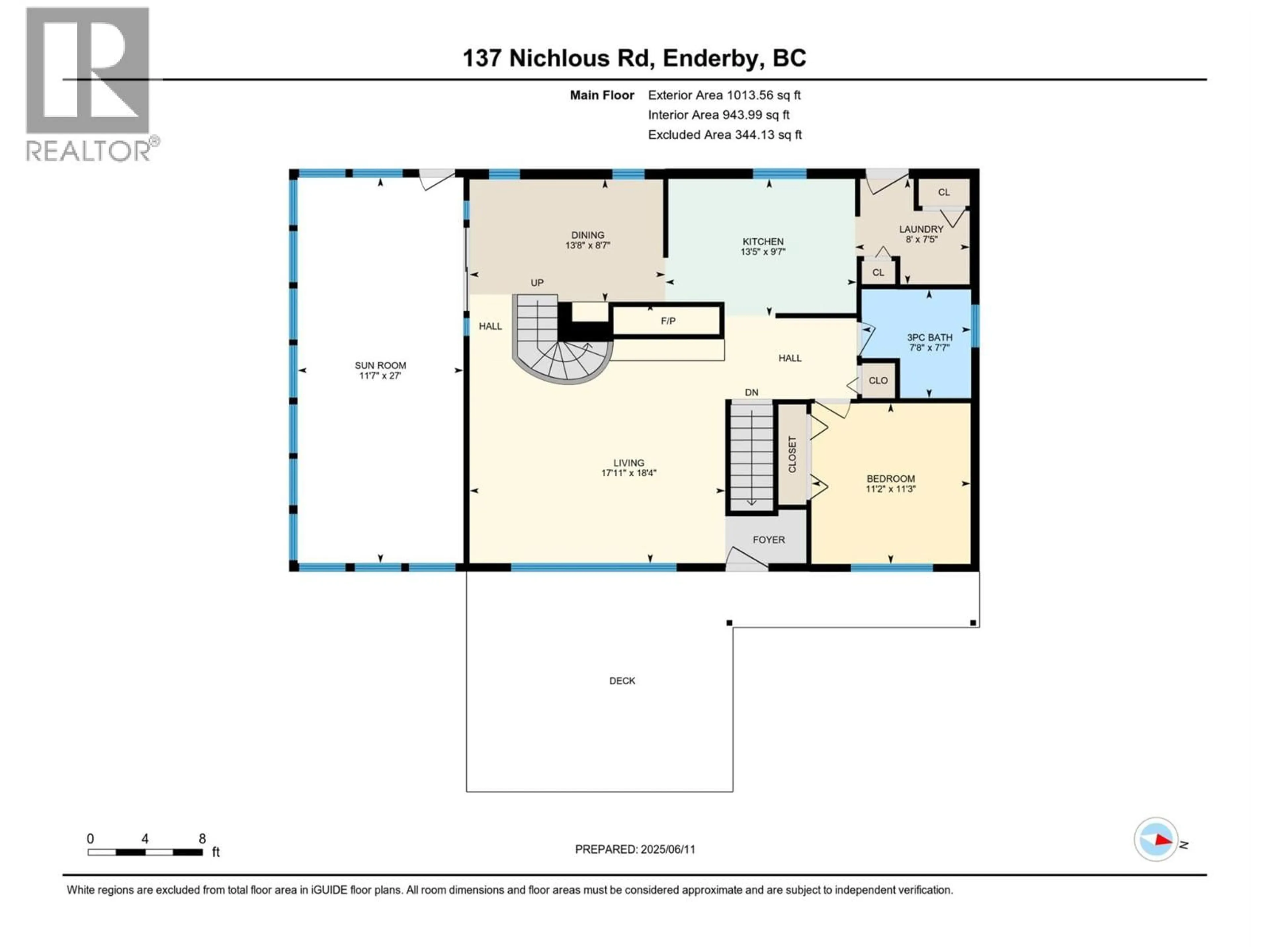 Floor plan for 137 NICHLOUS ROAD, Enderby British Columbia V4Y4G4