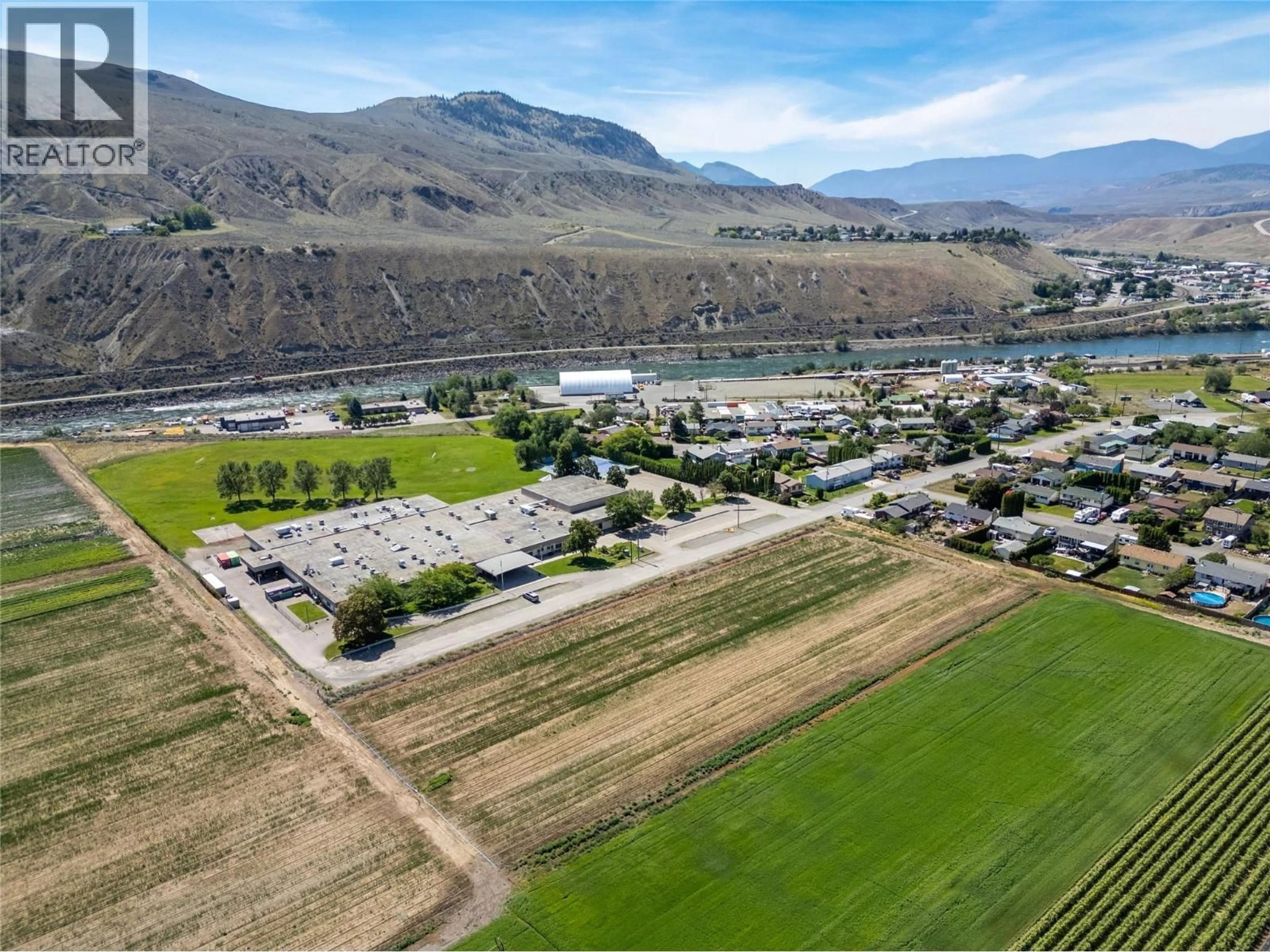 A pic from outside/outdoor area/front of a property/back of a property/a pic from drone, mountain view for 531 PINE STREET, Ashcroft British Columbia V0K1A0