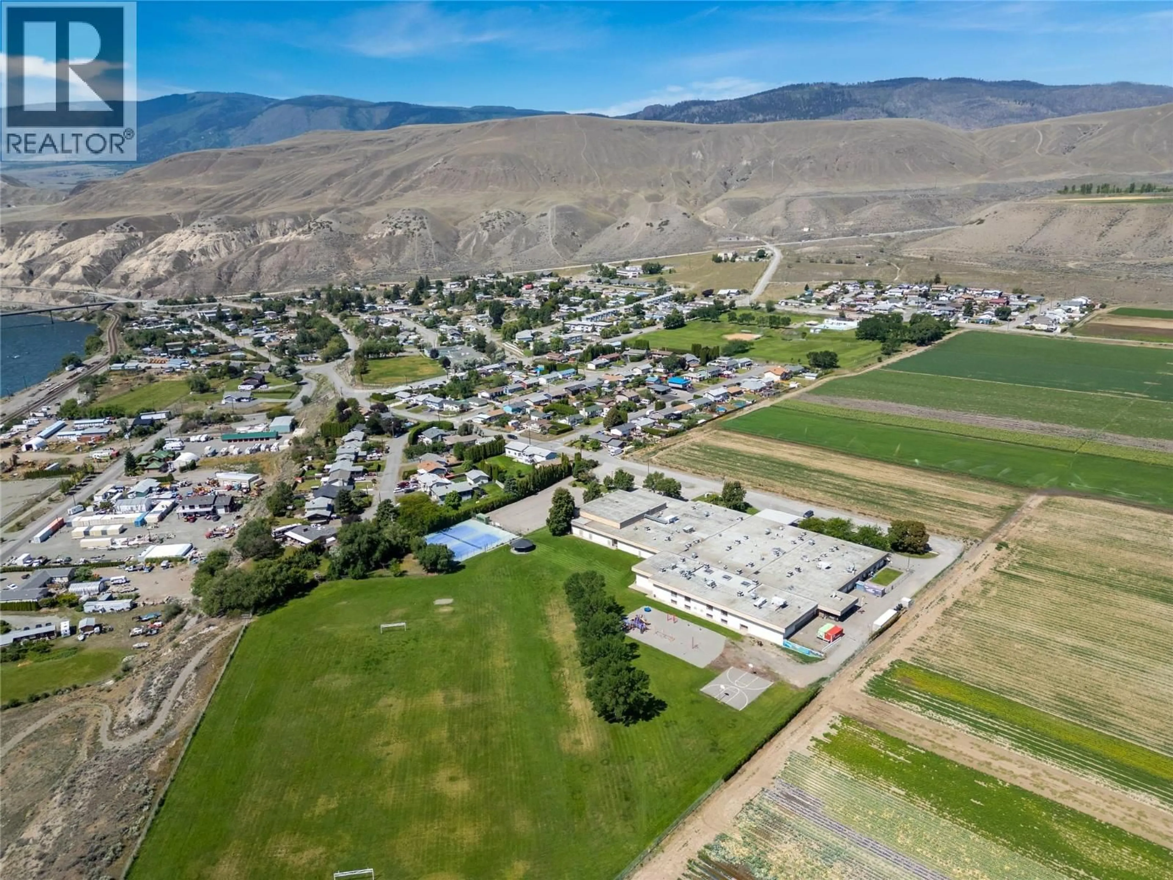 A pic from outside/outdoor area/front of a property/back of a property/a pic from drone, mountain view for 531 PINE STREET, Ashcroft British Columbia V0K1A0