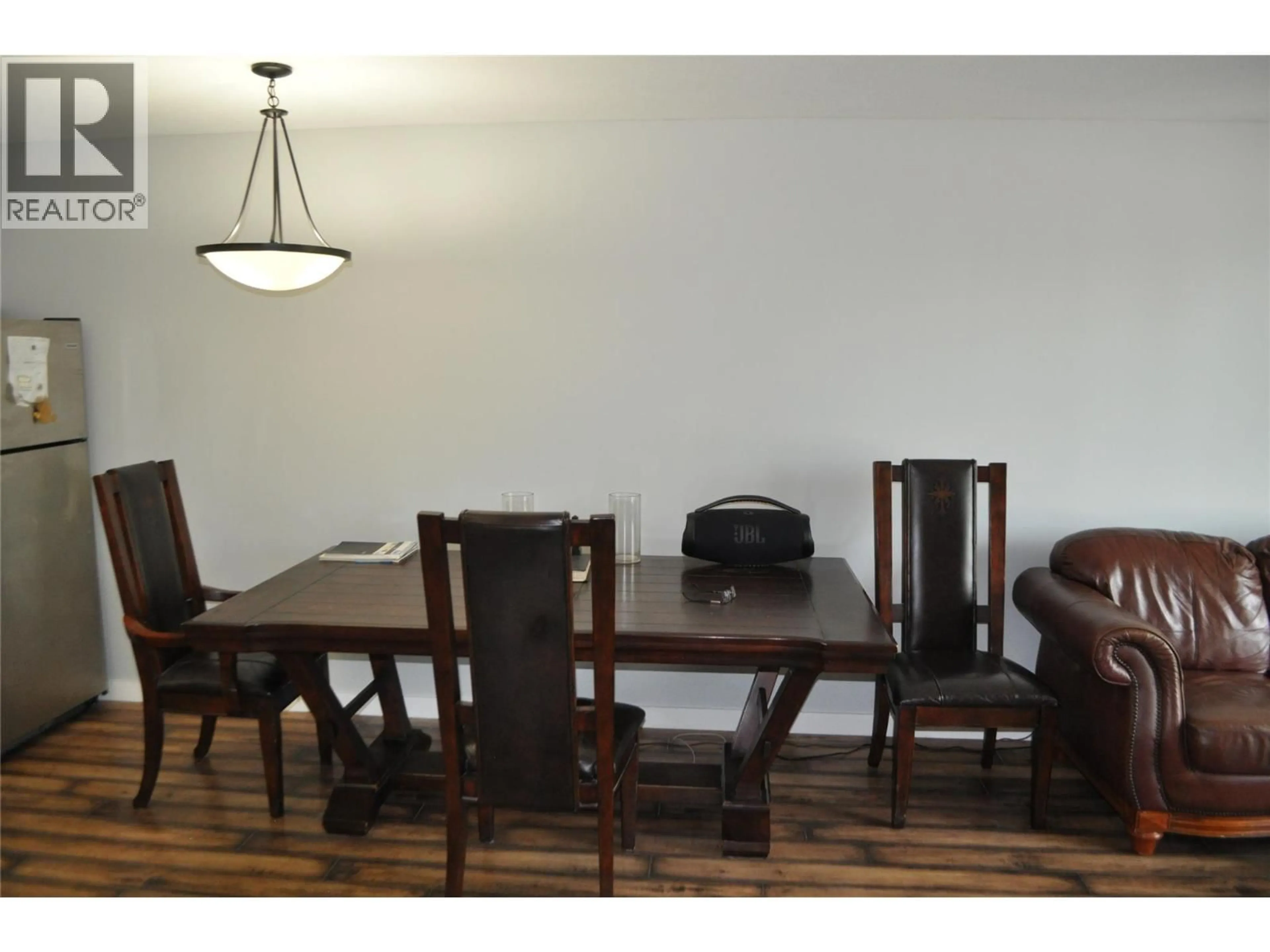 Dining room, wood/laminate floor for 109 - 1047 MIDDLETON WAY, Vernon British Columbia V1B2N3