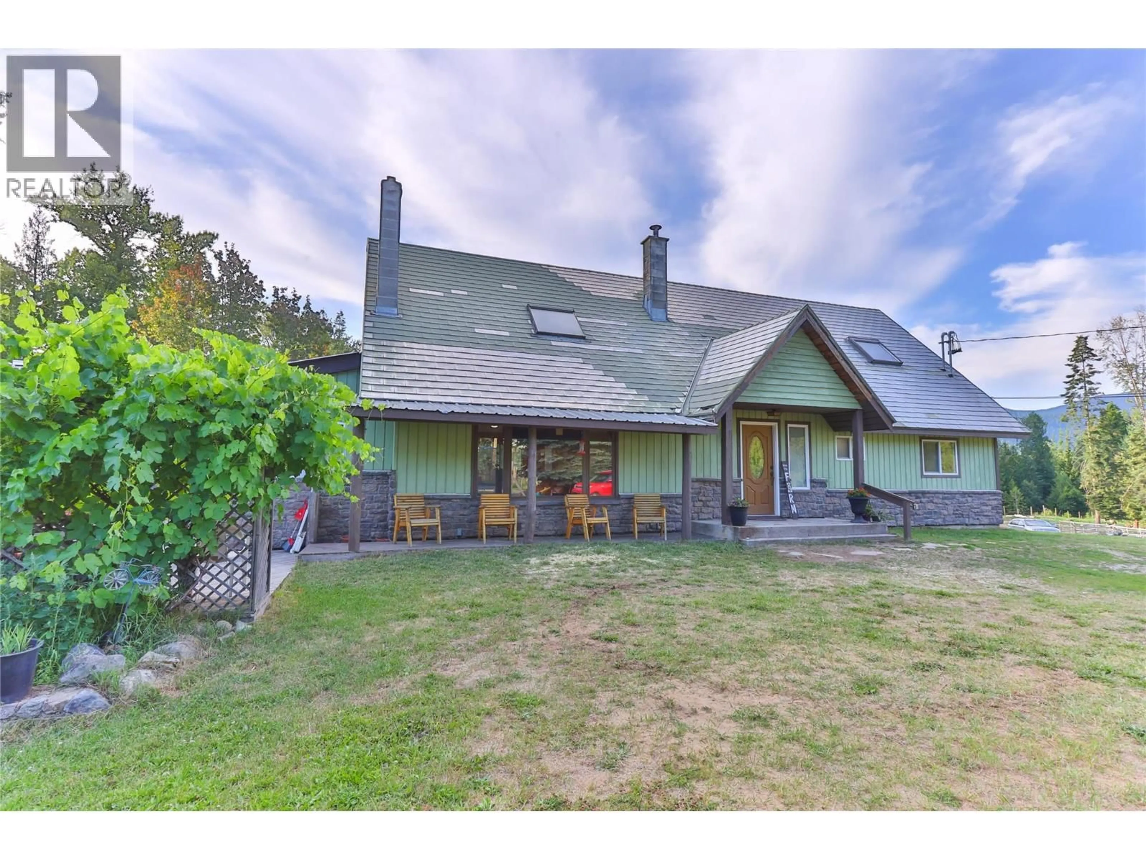 A pic from outside/outdoor area/front of a property/back of a property/a pic from drone, unknown for 4161 VERIGIN ROAD, Nelson British Columbia V1L6V9