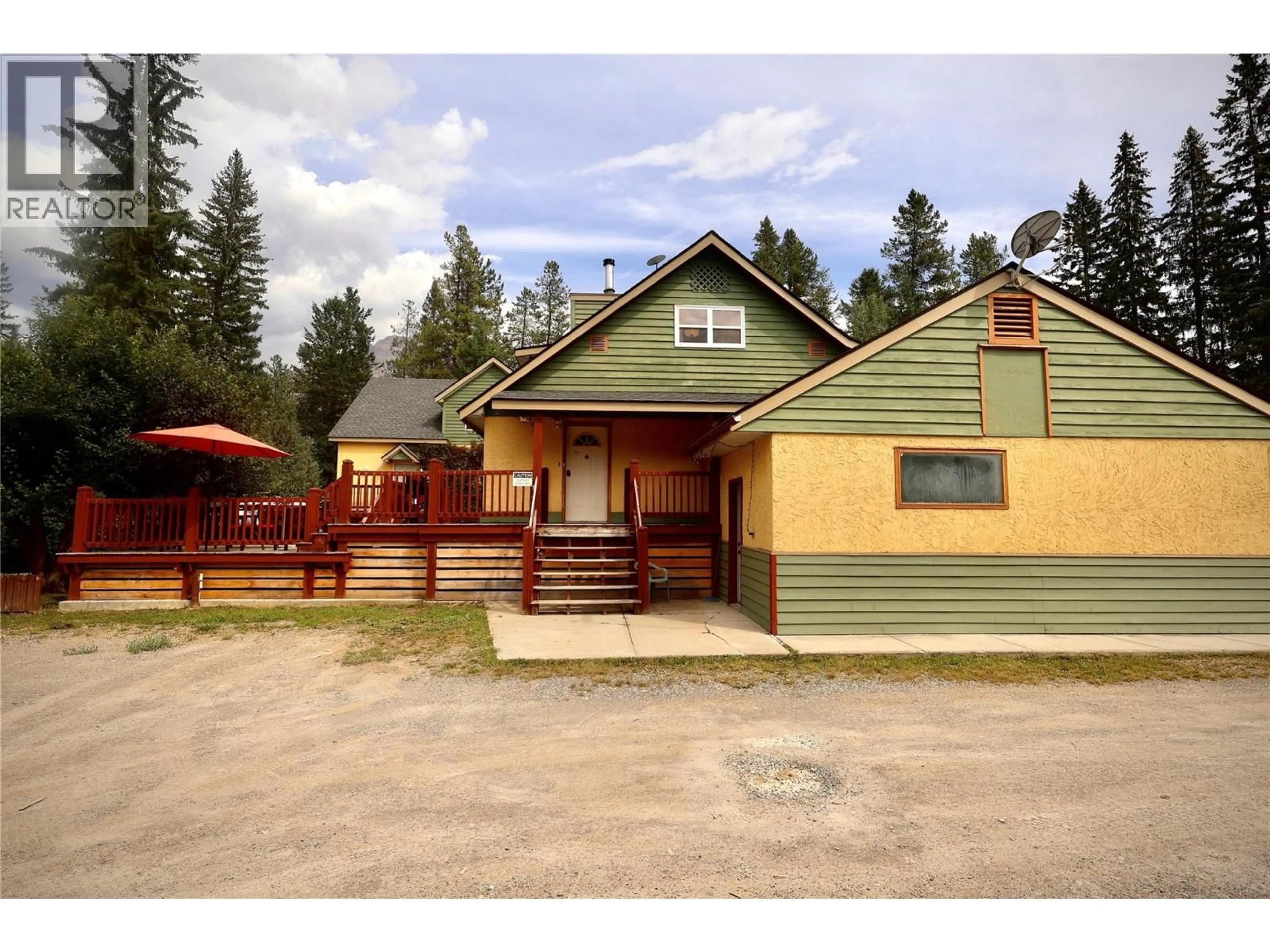 A pic from outside/outdoor area/front of a property/back of a property/a pic from drone, unknown for 1693 OBERG JOHNSON ROAD, Golden British Columbia V0A1H1