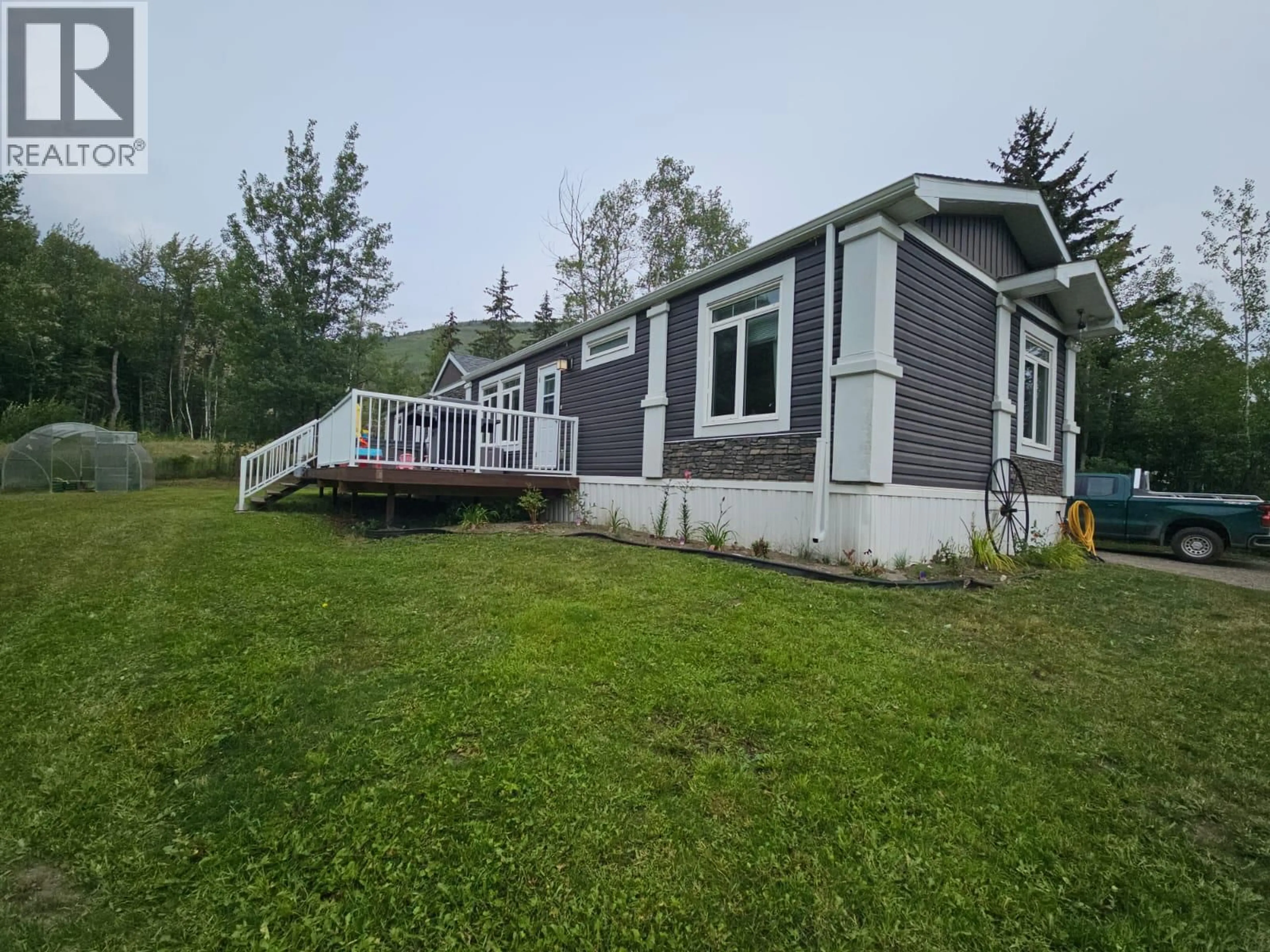 A pic from outside/outdoor area/front of a property/back of a property/a pic from drone, unknown for 7624 STONE CREEK OTHER, Chetwynd British Columbia V0C1J0