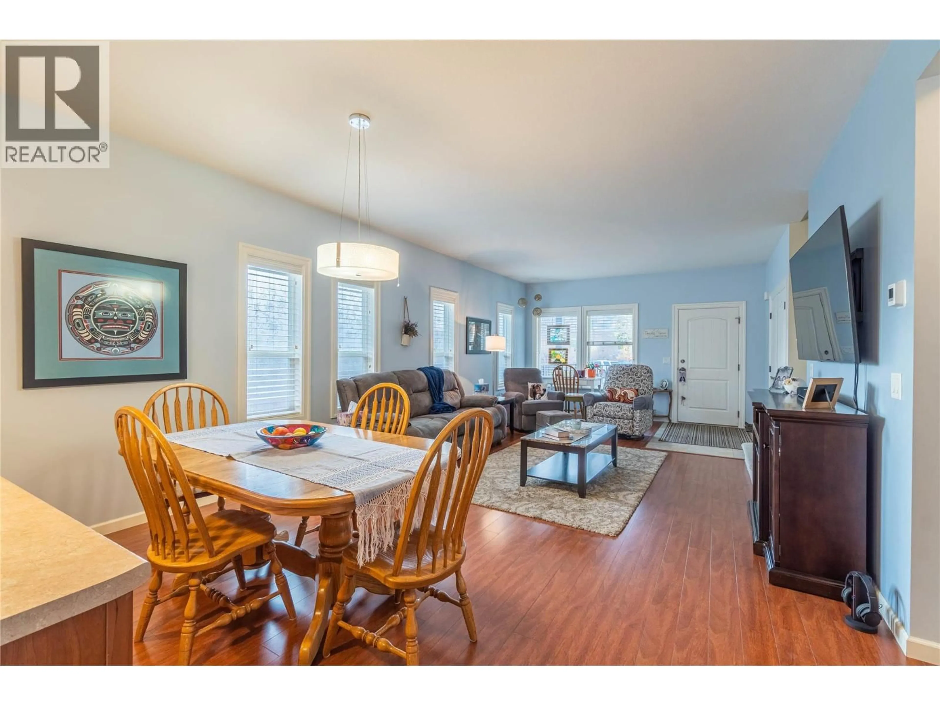 Dining room, wood/laminate floor for 3161 BANK ROAD, Kamloops British Columbia V2B6Z6