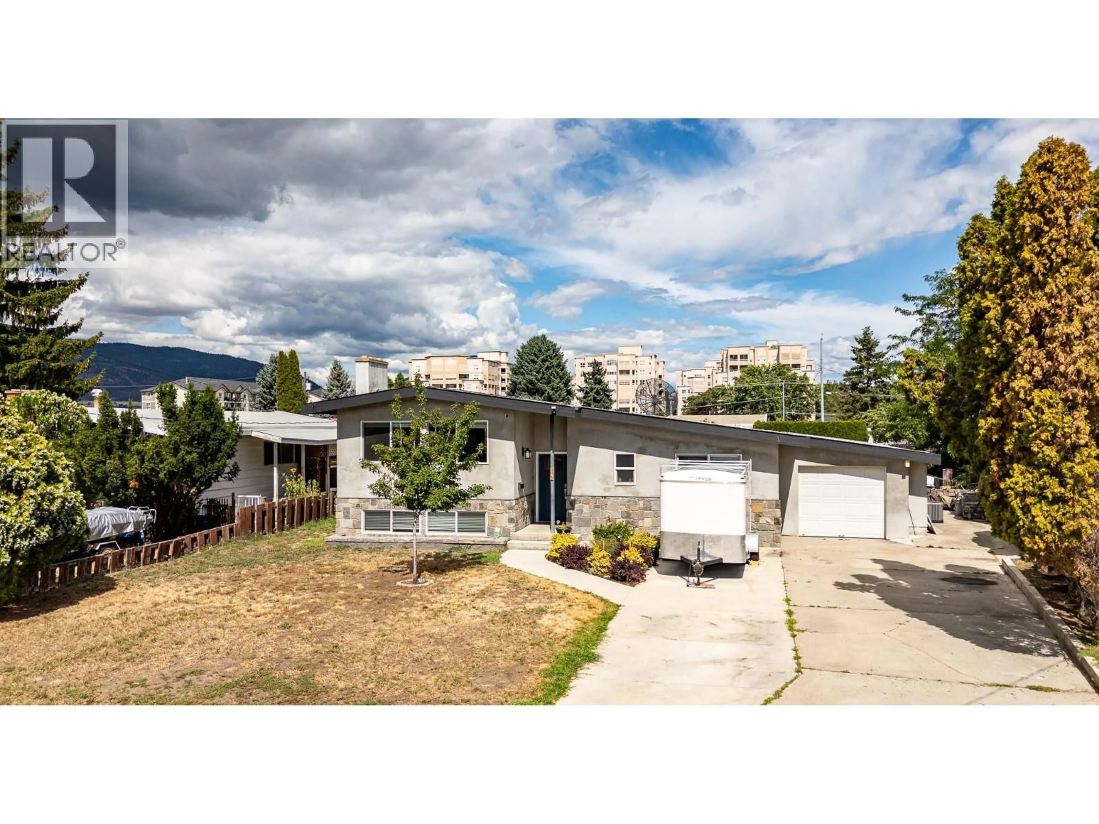 A pic from outside/outdoor area/front of a property/back of a property/a pic from drone, street for 117 MCCULLOCH DRIVE, Penticton British Columbia V2A3P6