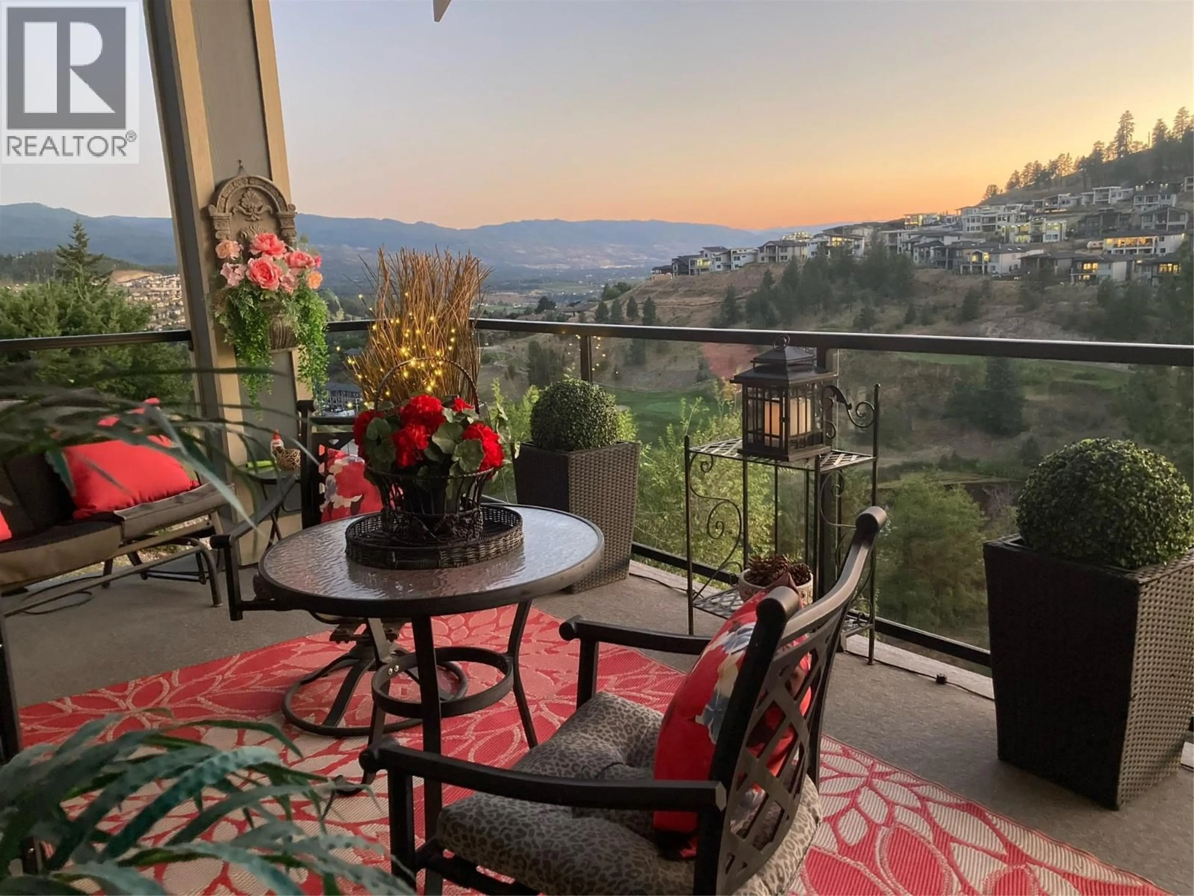 Balcony in the apartment, mountain view for 26 - 875 STOCKLEY STREET, Kelowna British Columbia V1P1S4