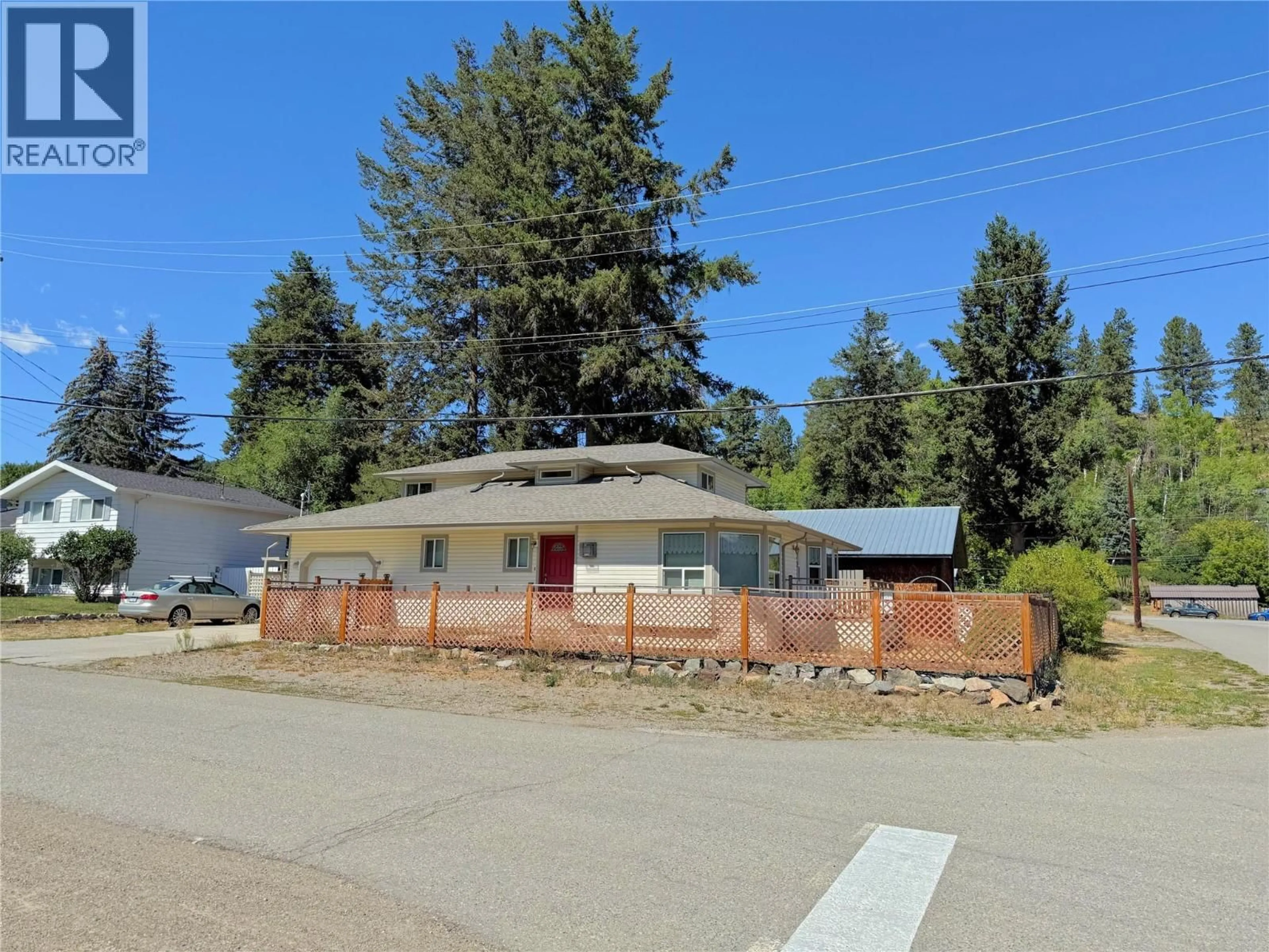 A pic from outside/outdoor area/front of a property/back of a property/a pic from drone, unknown for 362 PINE STREET, Princeton British Columbia V0X1W0