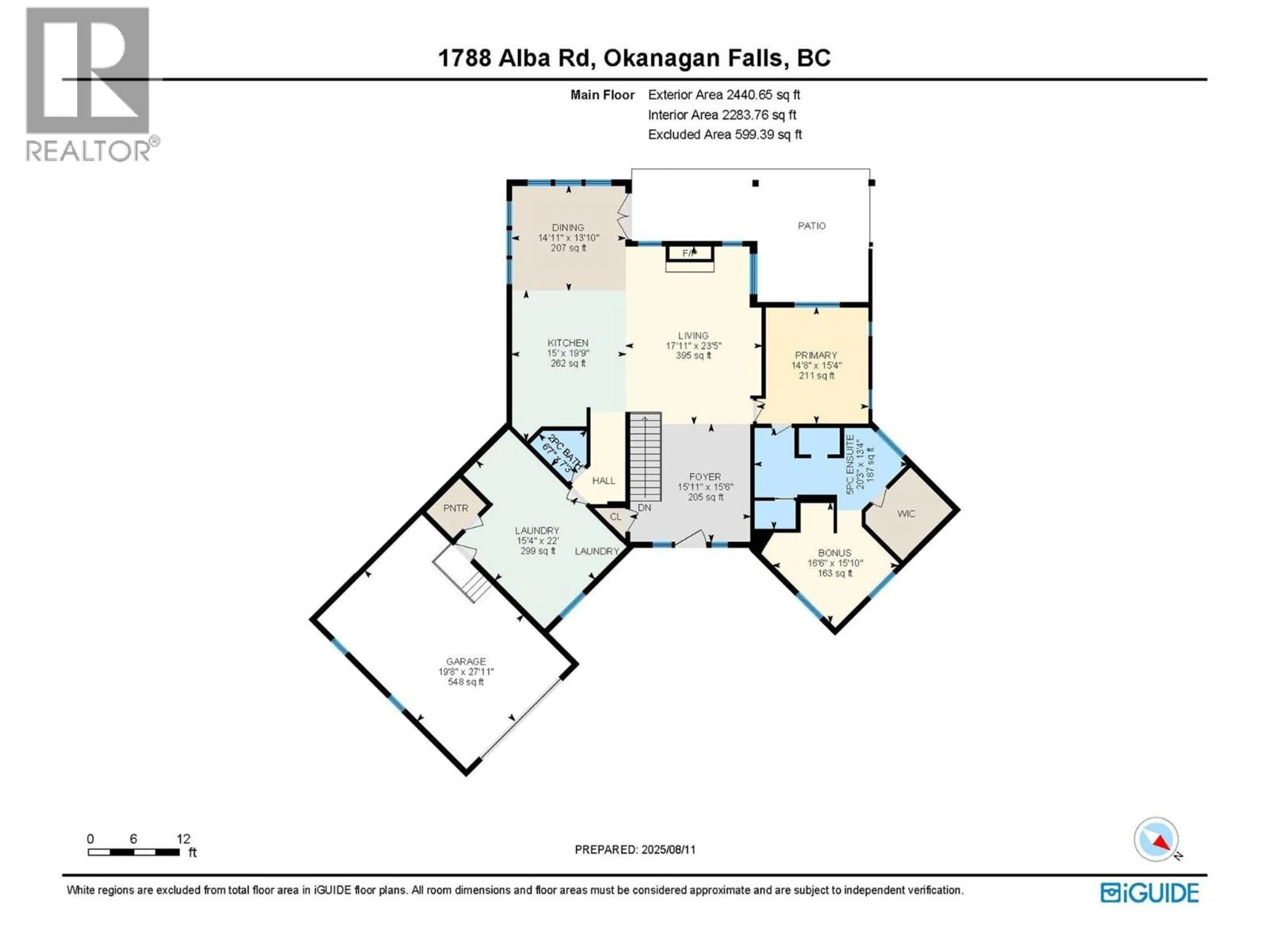 Floor plan for 1788 ALBA ROAD, Okanagan Falls British Columbia V0H1R2