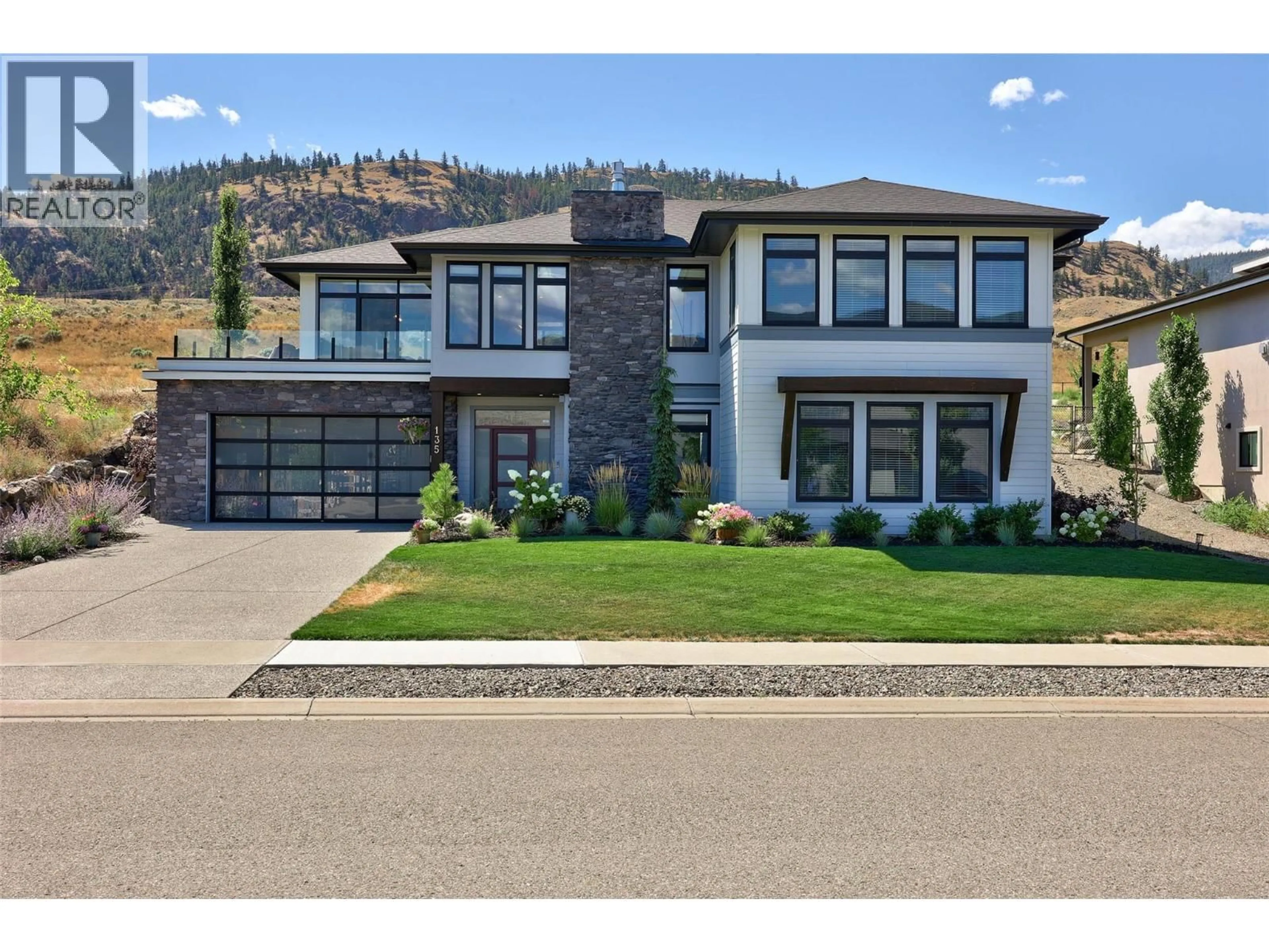 Home with brick exterior material, mountain view for 135 CAVESSON WAY, Kamloops British Columbia V1S0B3