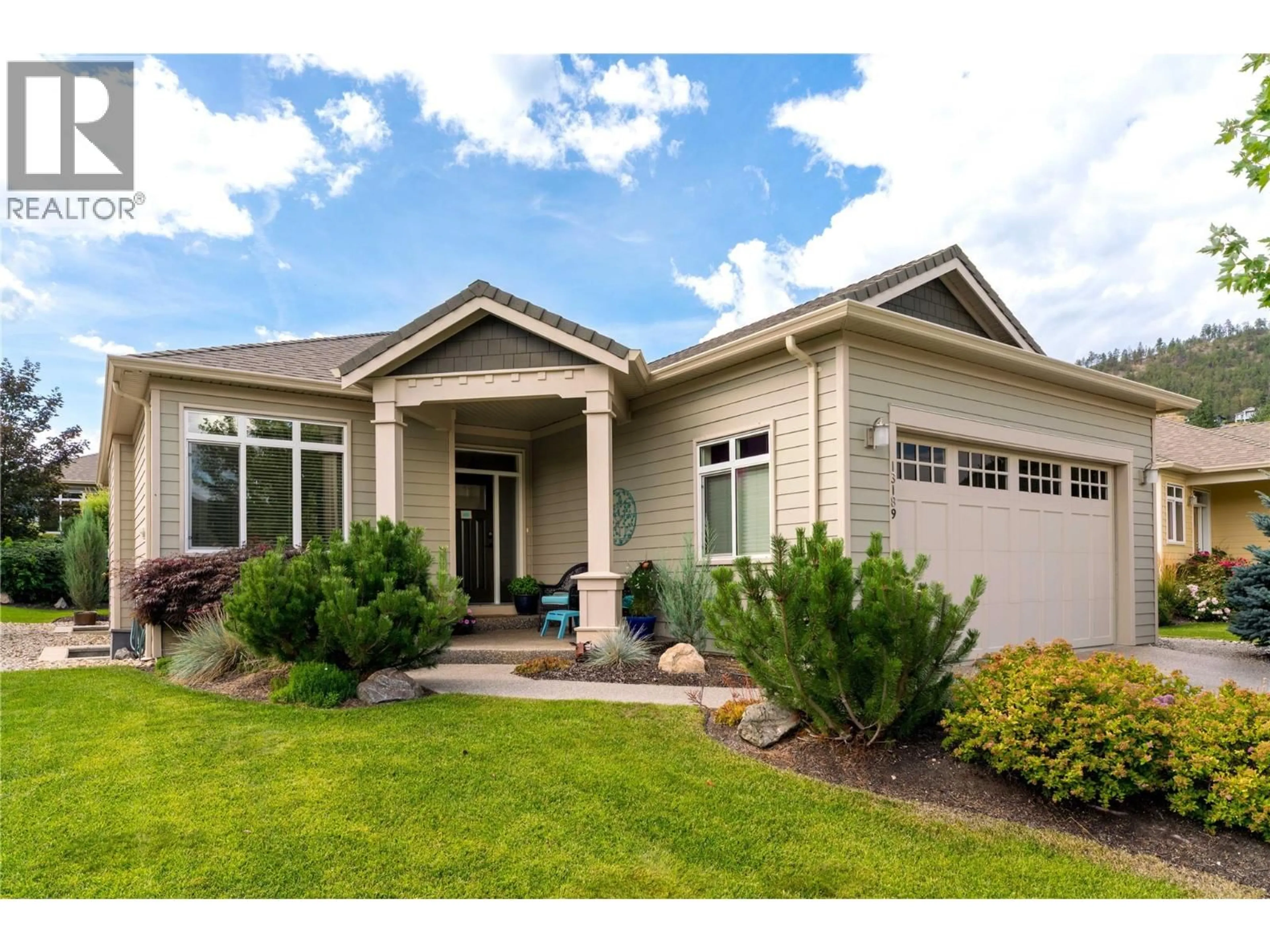 Home with vinyl exterior material, street for 13189 GIBBONS DRIVE, Lake Country British Columbia V4V2S4