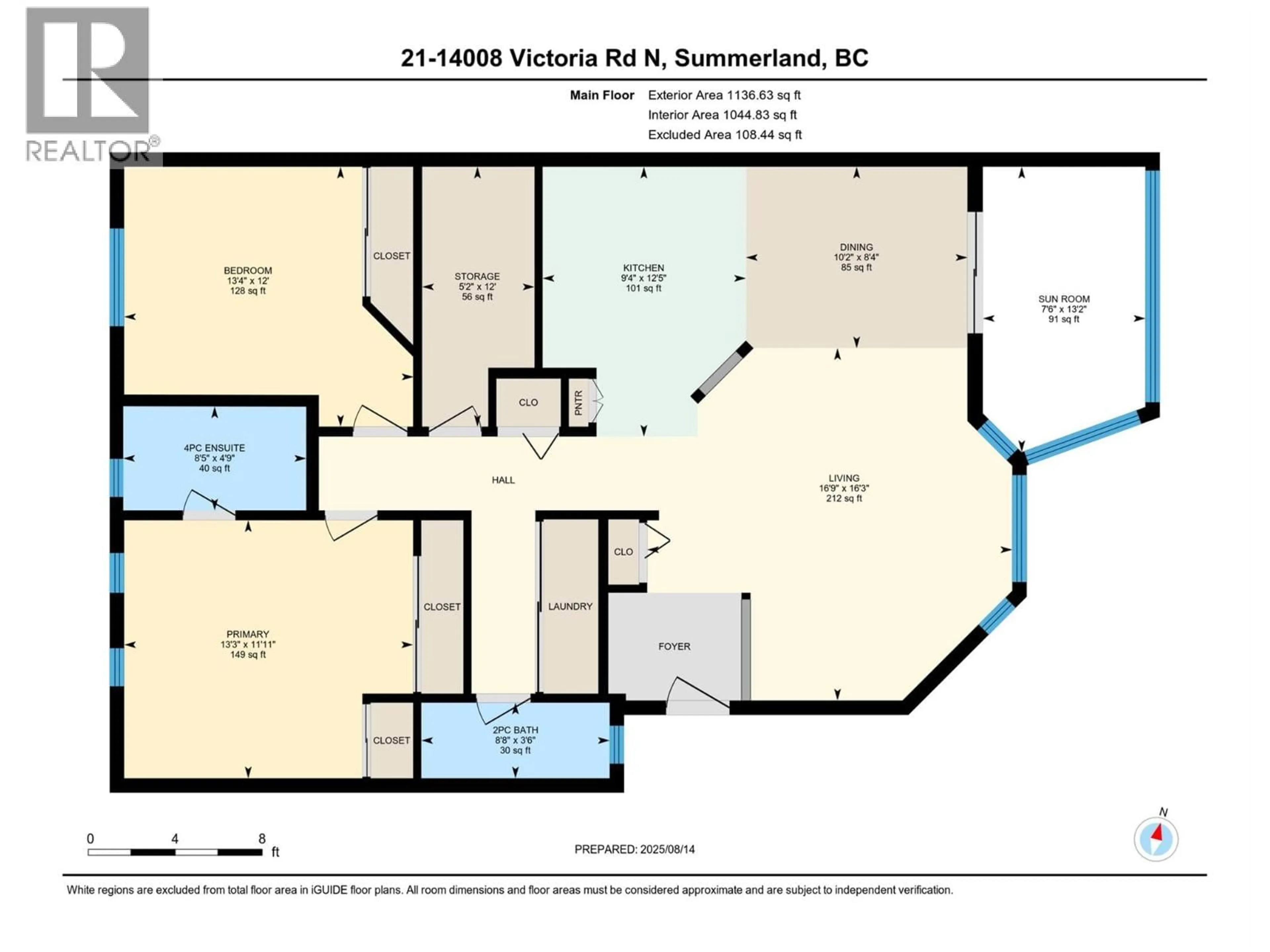 Floor plan for 21 - 14008 VICTORIA ROAD, Summerland British Columbia V0H1Z5