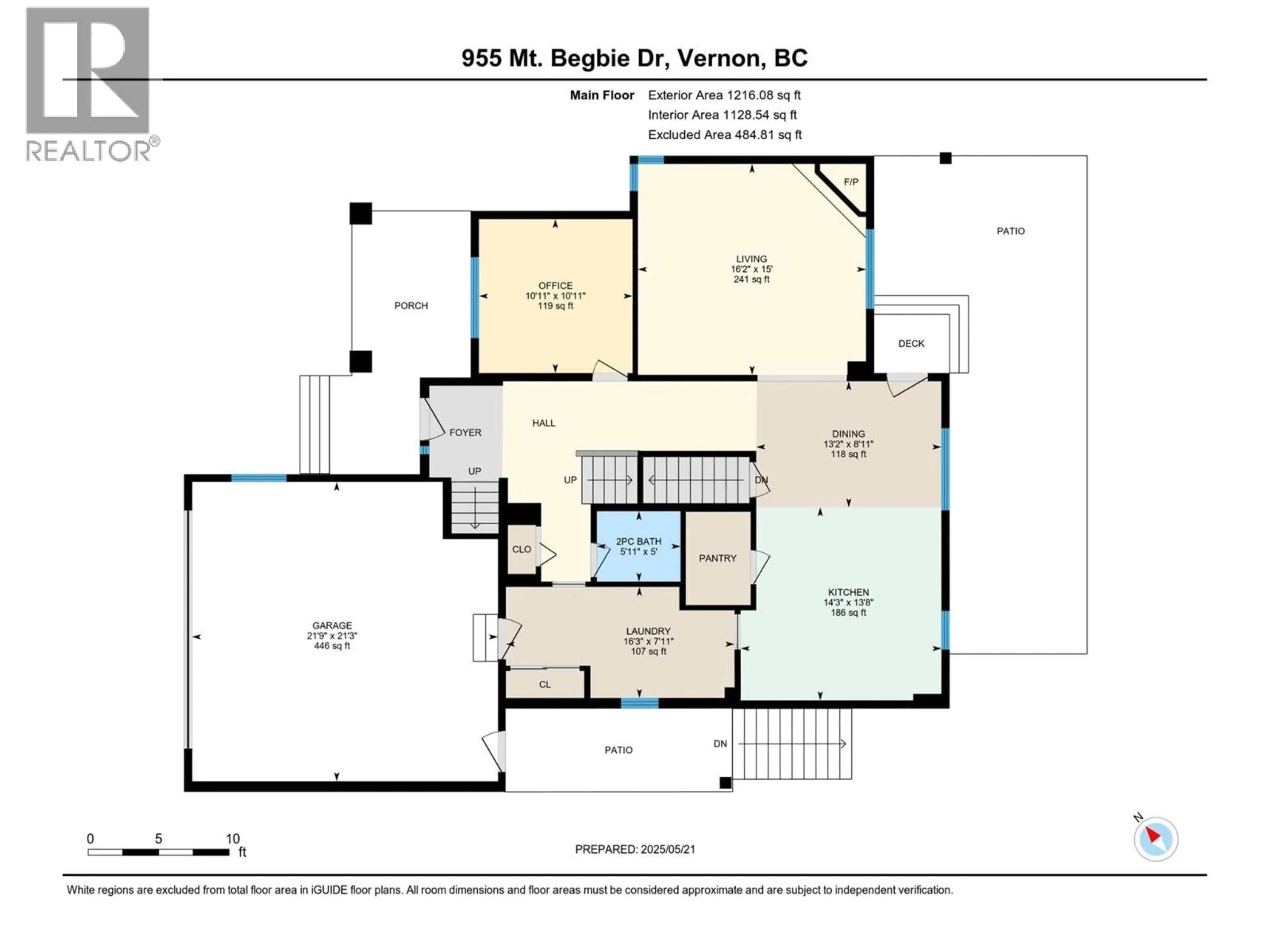 Floor plan for 955 MT BEGBIE DRIVE, Vernon British Columbia V1B2Z5