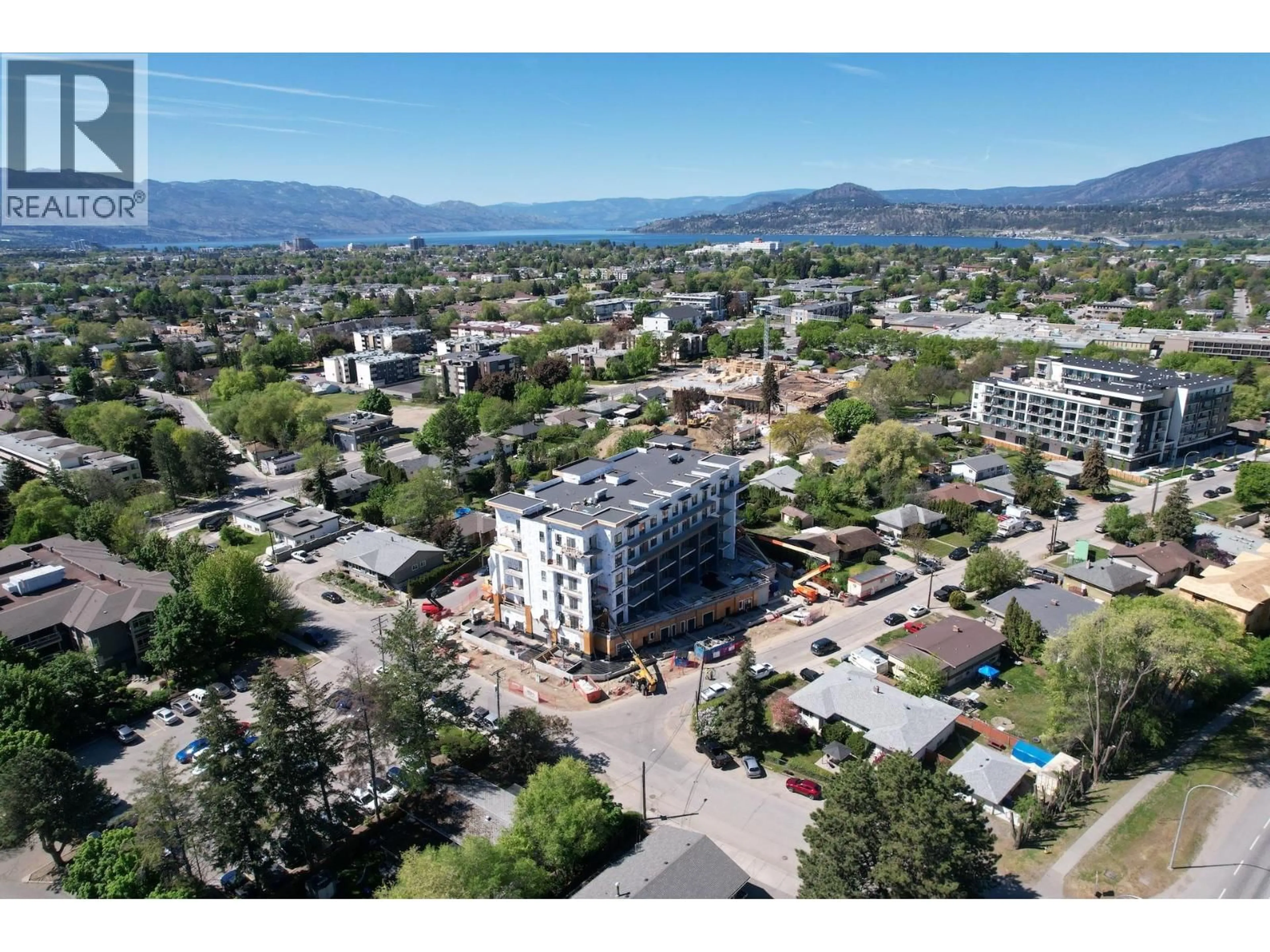 A pic from outside/outdoor area/front of a property/back of a property/a pic from drone, mountain view for 314 - 1380 PRIDHAM AVENUE, Kelowna British Columbia V1Y6B8
