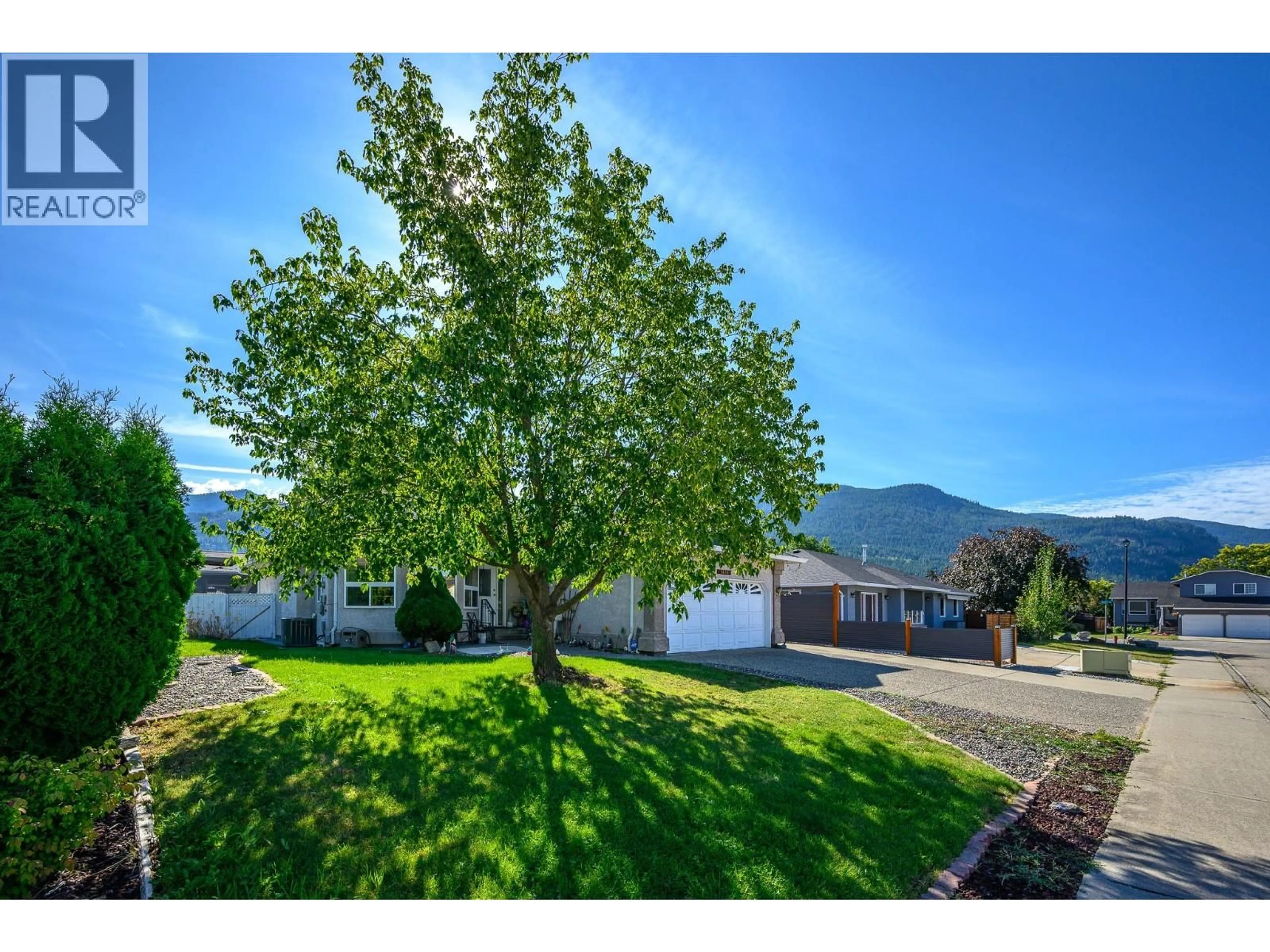A pic from outside/outdoor area/front of a property/back of a property/a pic from drone, mountain view for 2424 BRADLEY DRIVE, Armstrong British Columbia V4Y0C4