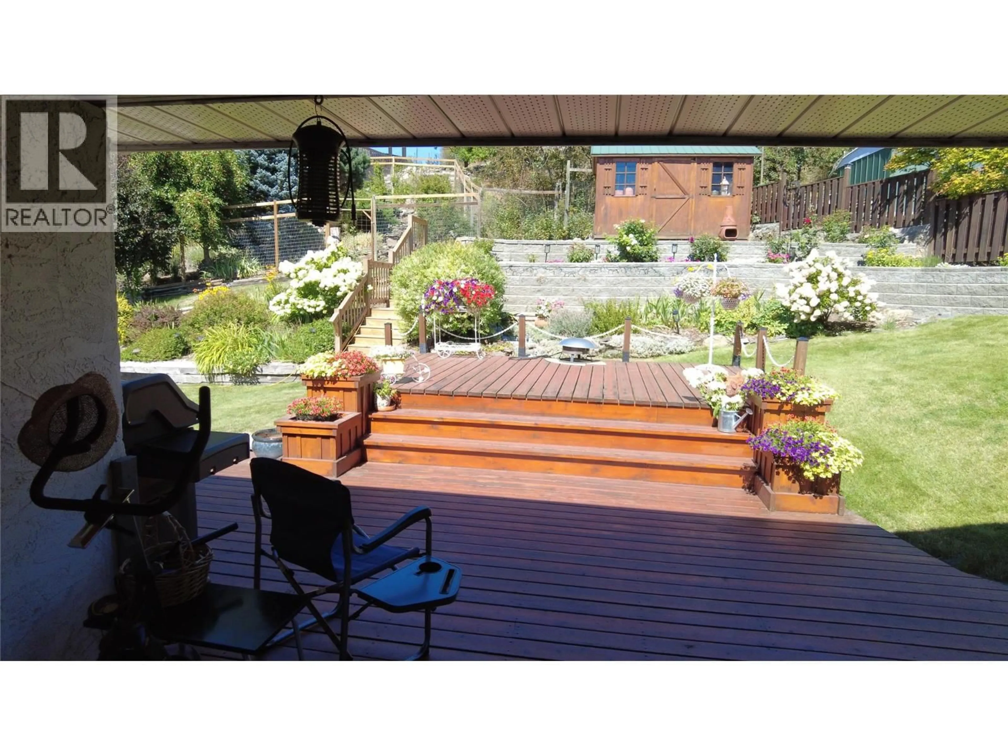 Patio, mountain view for 7389 VALLEY HEIGHTS DRIVE, Grand Forks British Columbia V0H1H0