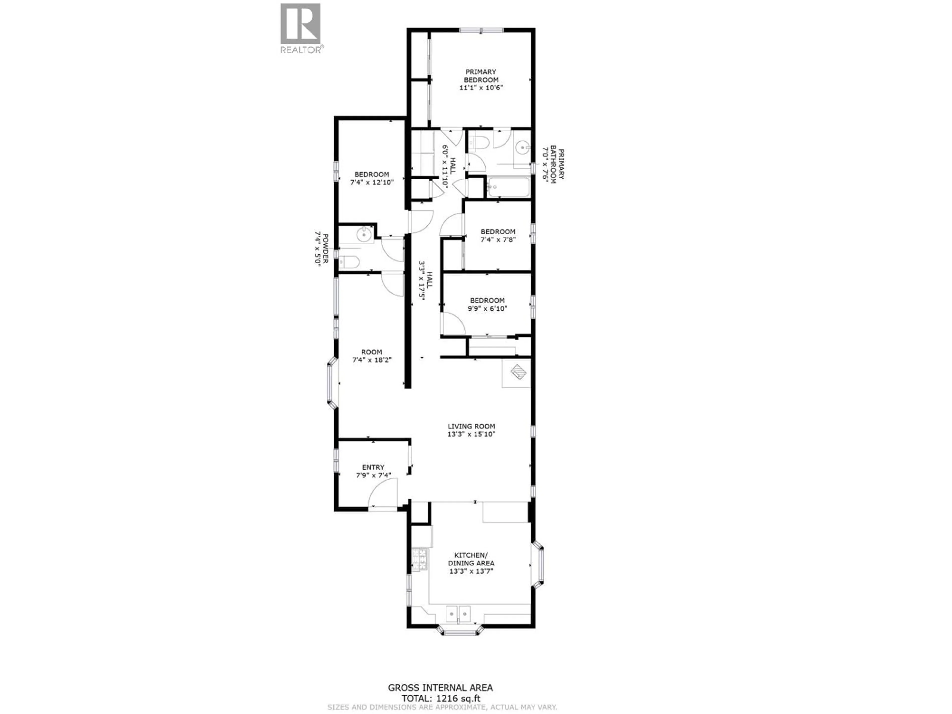 Floor plan for 4755 NORTH STREET, Windermere British Columbia V0B2L2