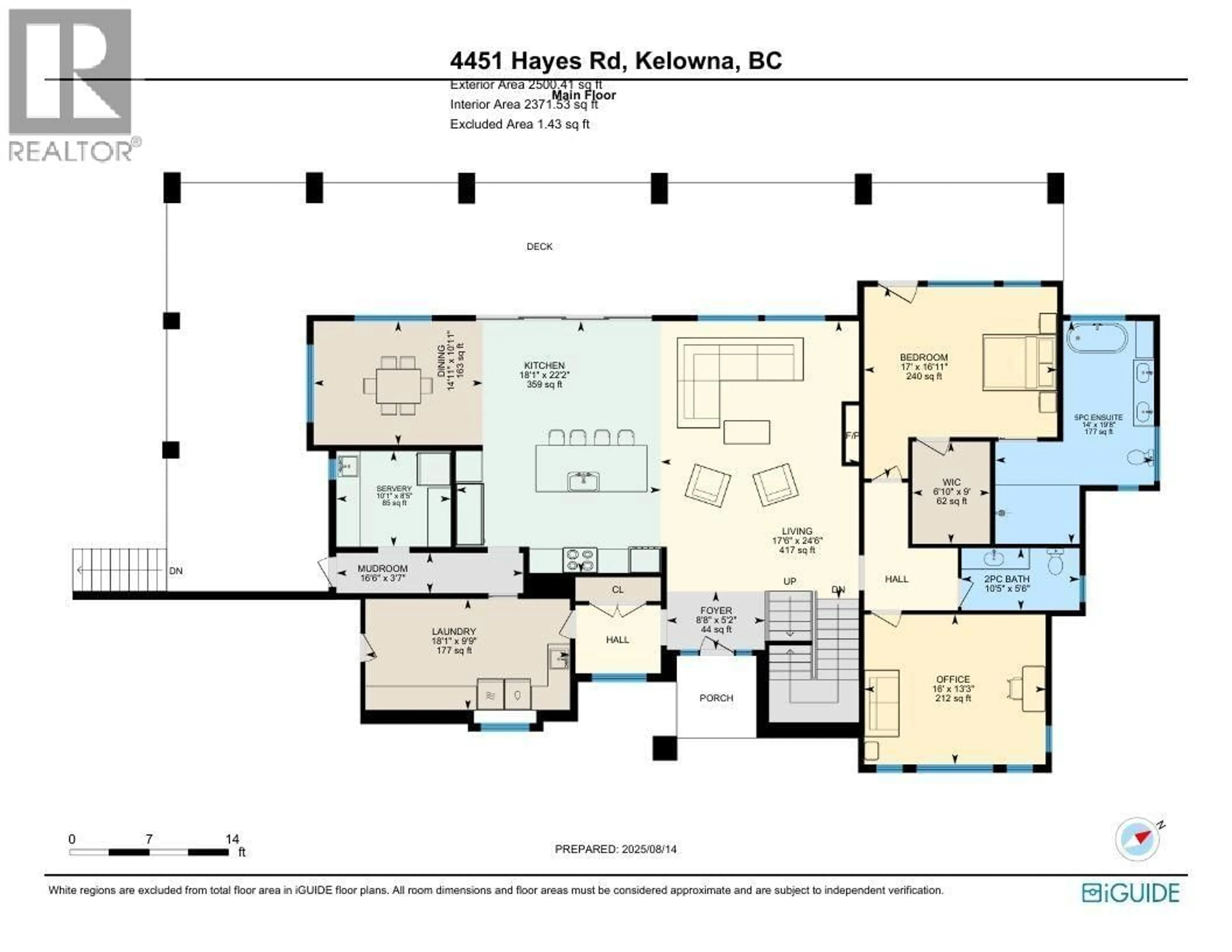 Floor plan for 4451 HAYES ROAD, Kelowna British Columbia V1W5A7