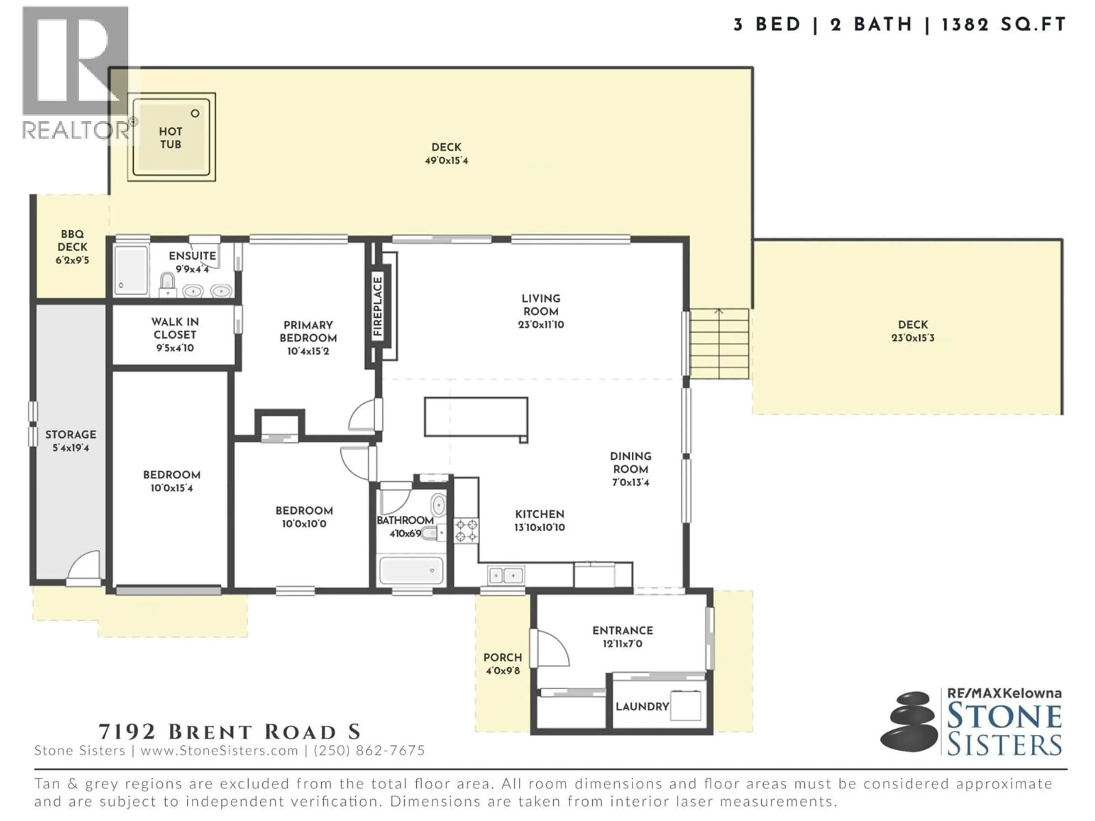 Floor plan for 7192 BRENT ROAD, Peachland British Columbia V0H1X7