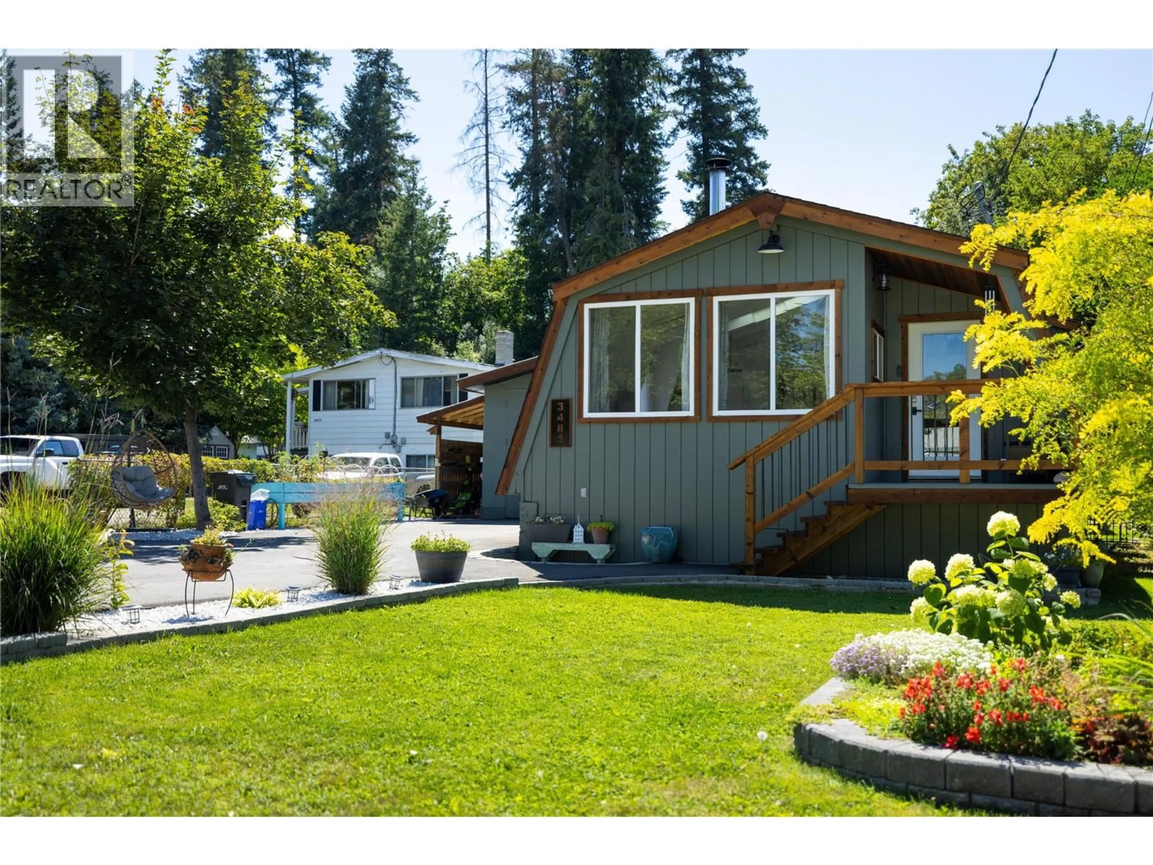 Home with vinyl exterior material, mountain view for 3485 JACKSON AVENUE, Armstrong British Columbia V0E1B2