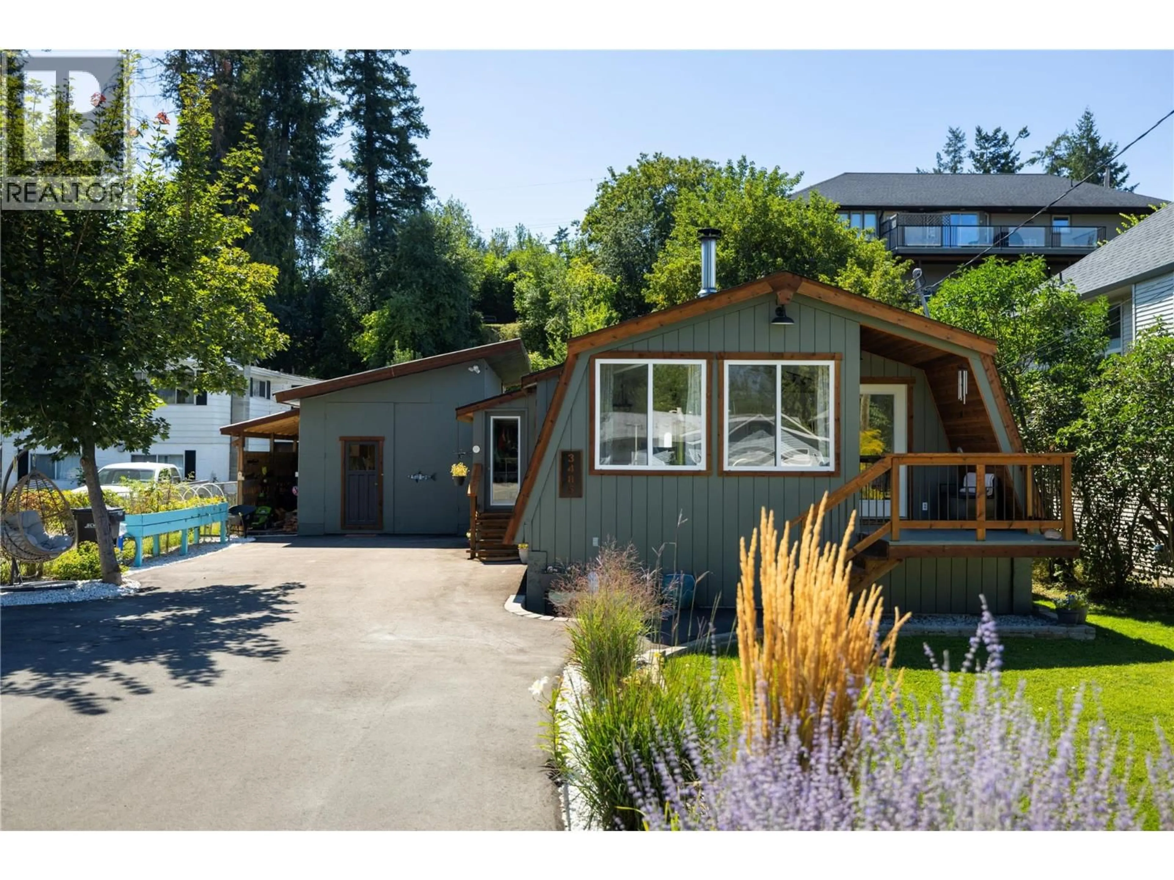 Home with vinyl exterior material, street for 3485 JACKSON AVENUE, Armstrong British Columbia V0E1B2