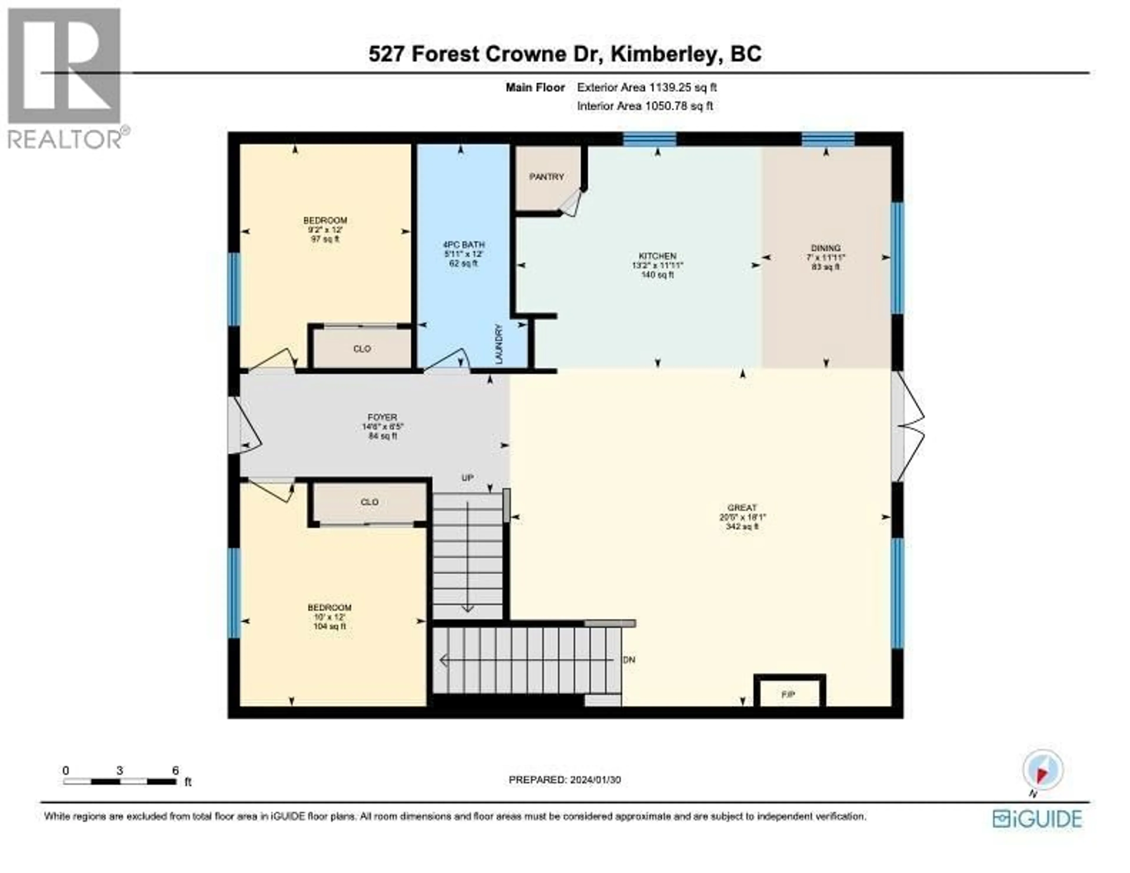 Floor plan for 527 FOREST CROWNE DRIVE, Kimberley British Columbia V1A0A4
