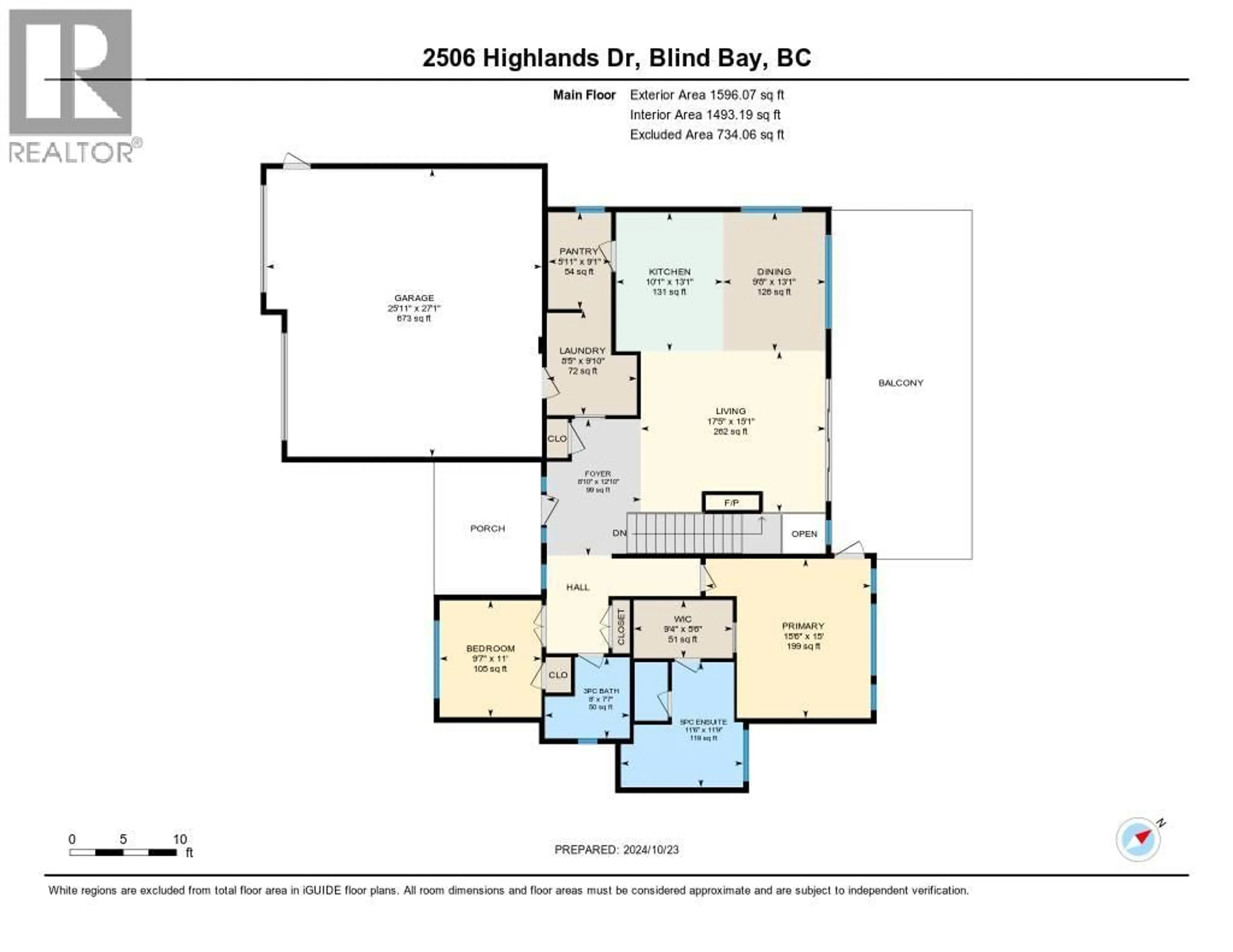 Floor plan for 2506 HIGHLANDS DRIVE, Blind Bay British Columbia V0E1H2