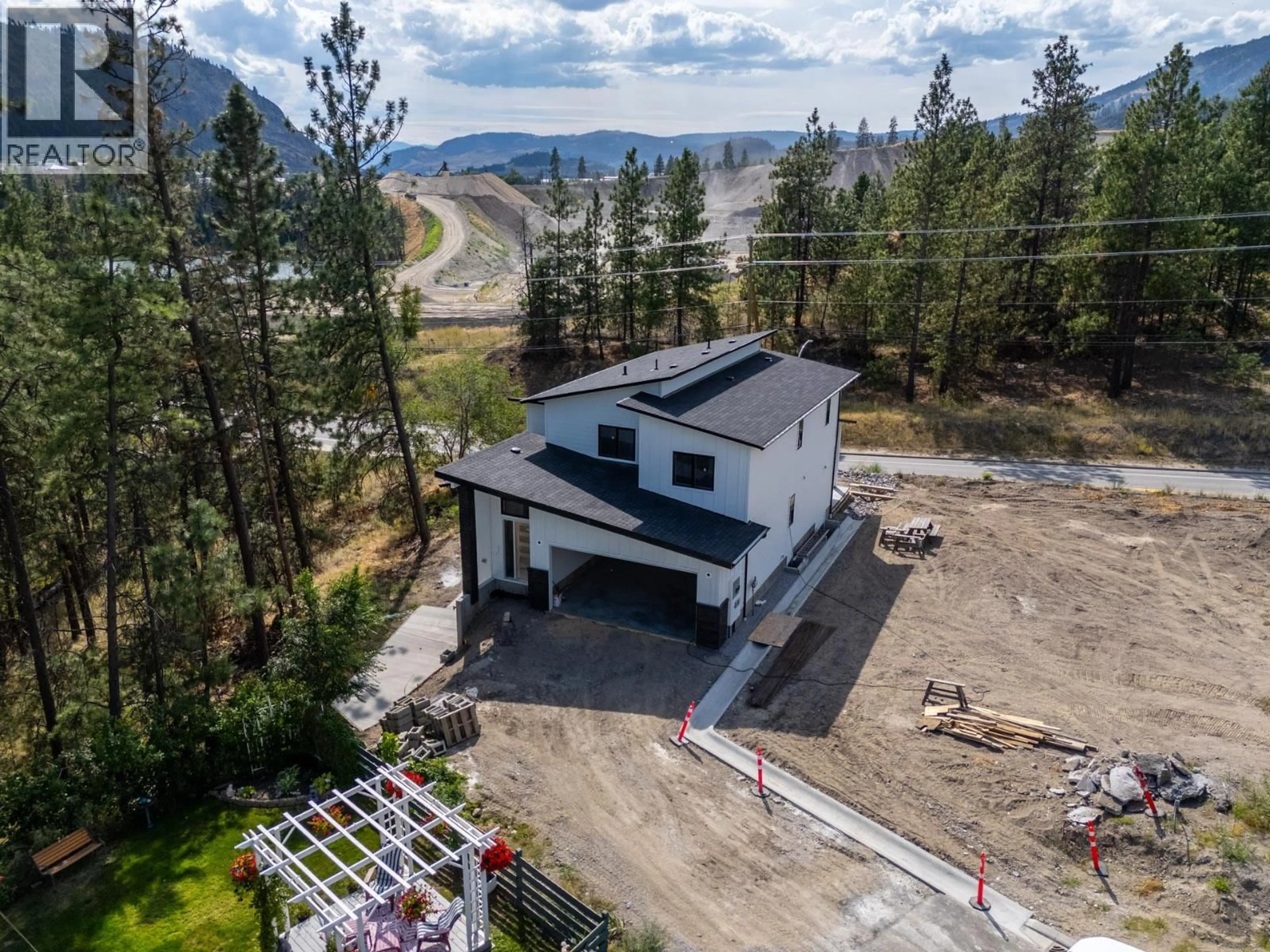 A pic from outside/outdoor area/front of a property/back of a property/a pic from drone, water/lake/river/ocean view for 2208 SURREY ROAD, West Kelowna British Columbia V1Z2L3