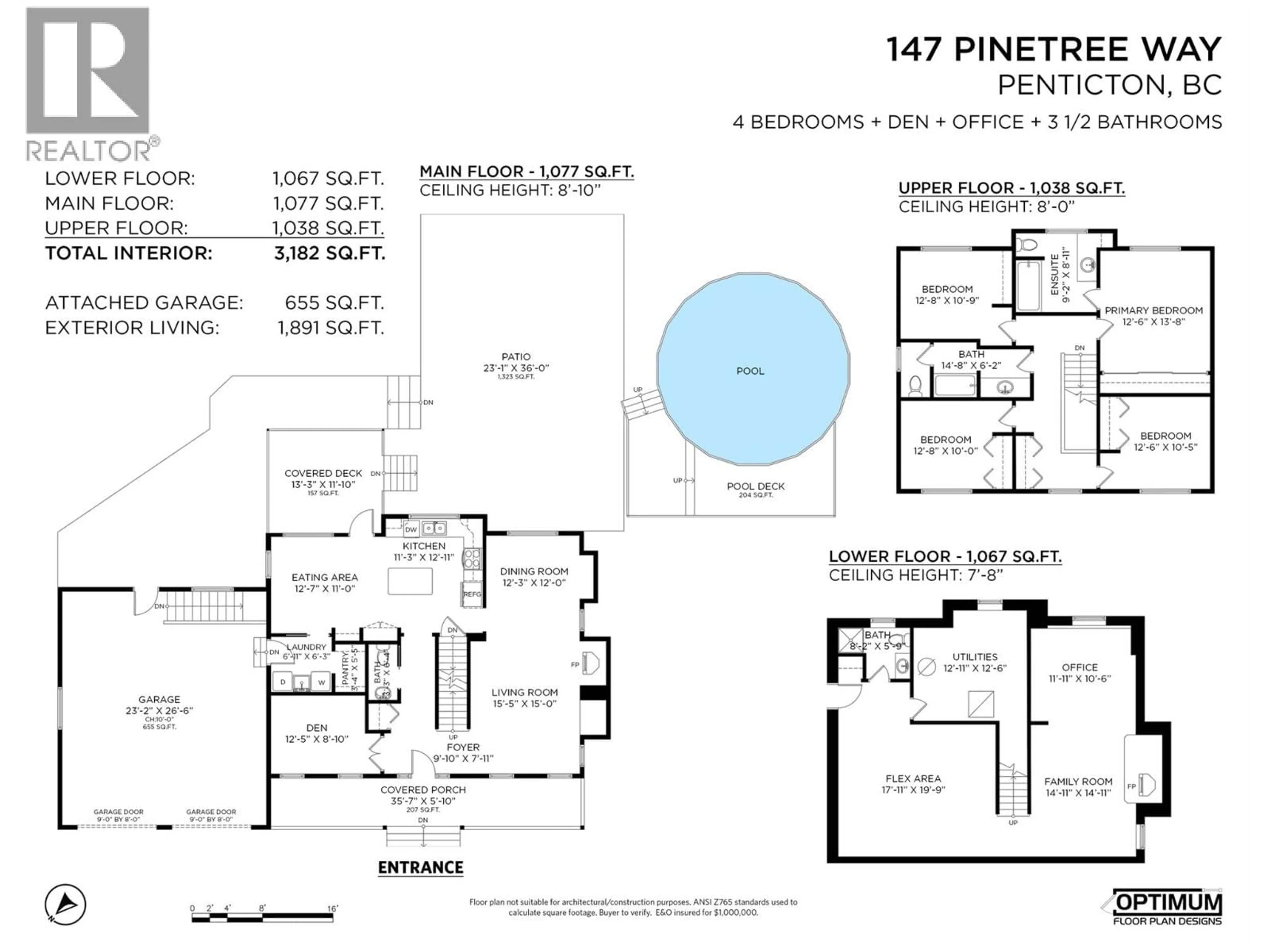 Floor plan for 147 PINETREE WAY, Penticton British Columbia V2A8T3
