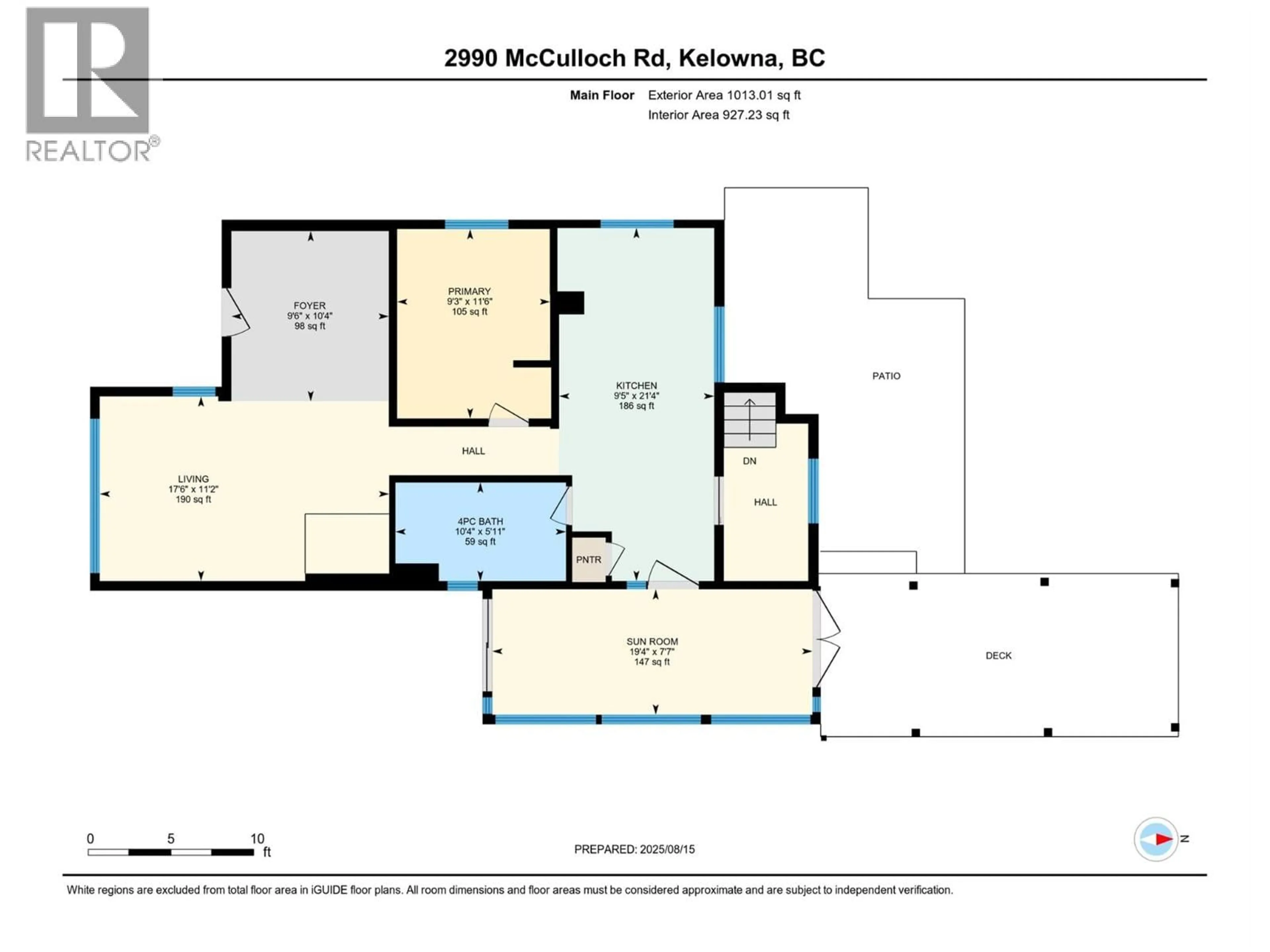 Floor plan for 2990 MCCULLOCH ROAD, Kelowna British Columbia V1W4A5