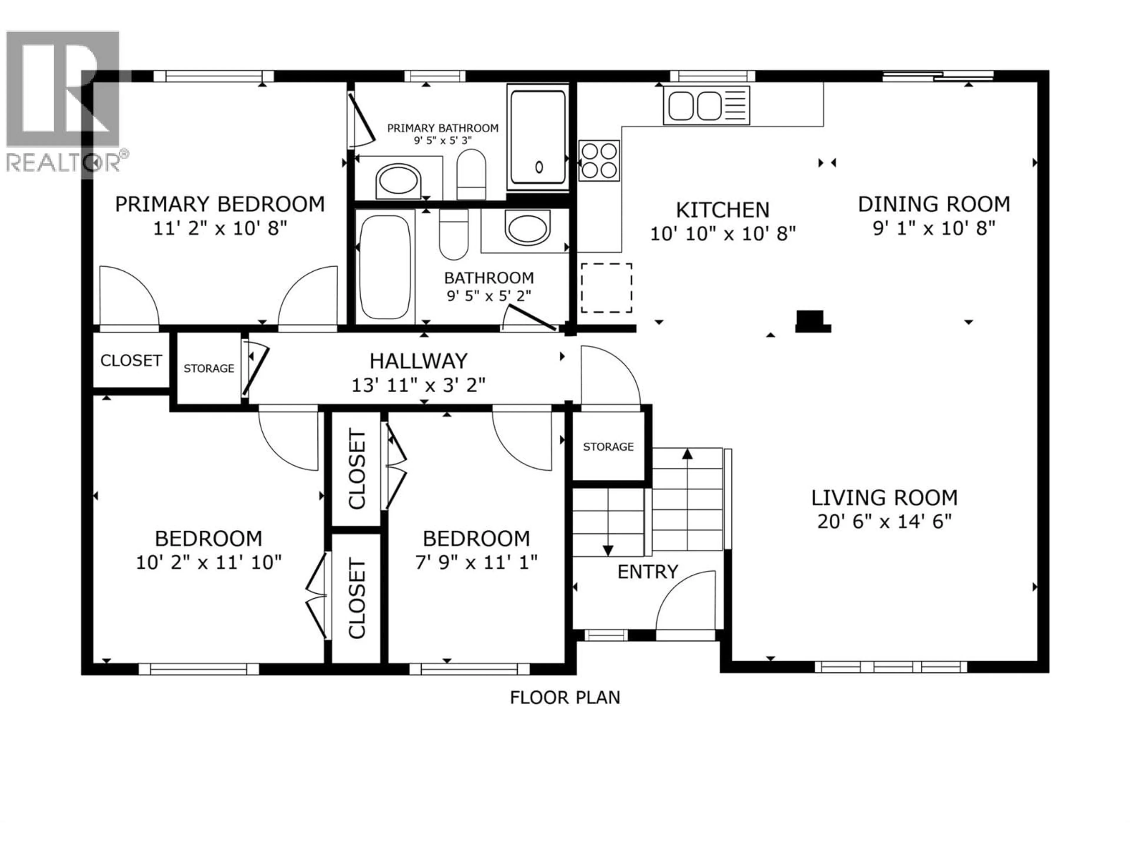 Floor plan for 4210 17 AVENUE, Vernon British Columbia V1T7K8