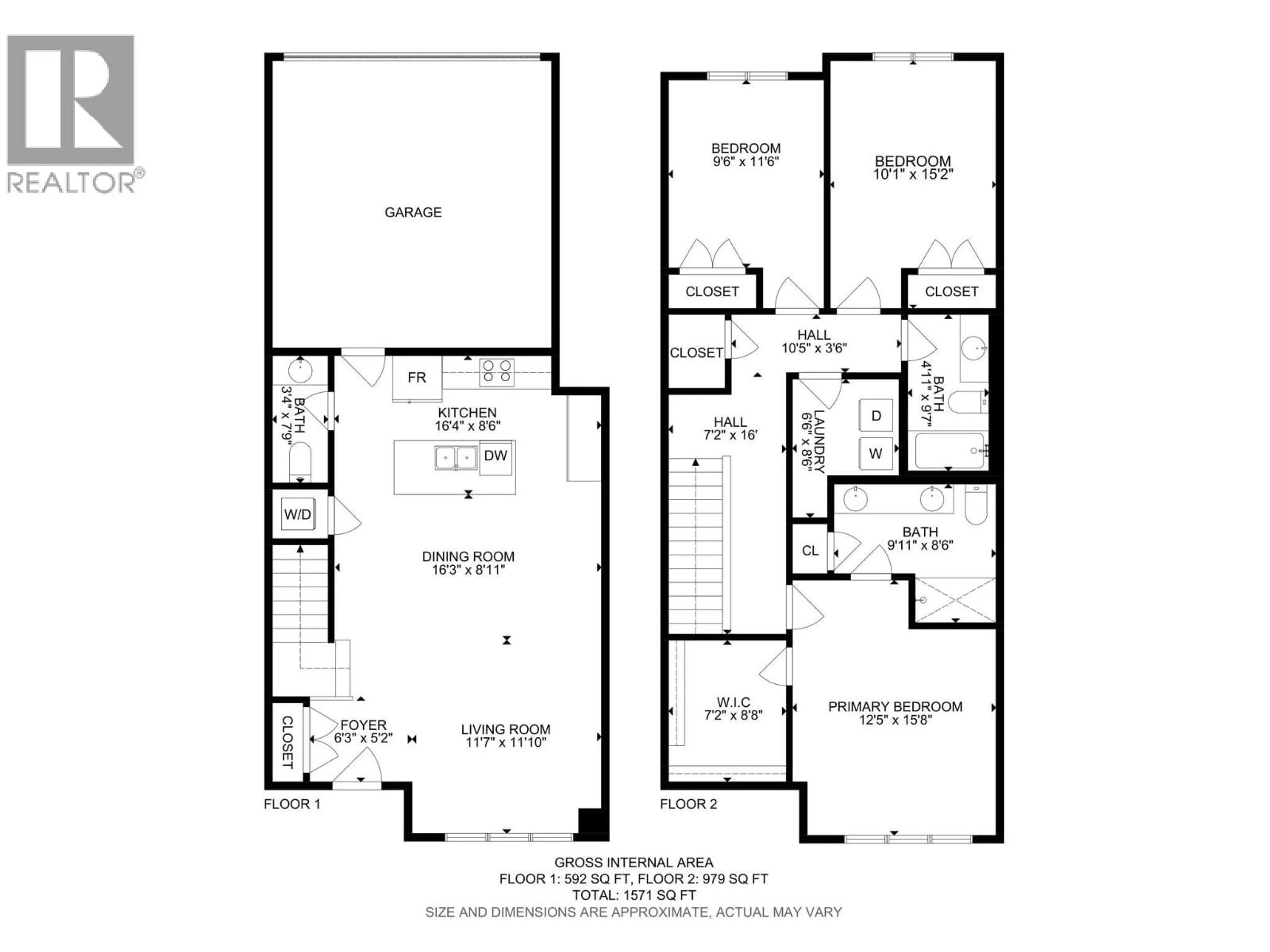 Floor plan for 6 - 115 WYNDHAM CRESCENT, Kelowna British Columbia V1V2E8