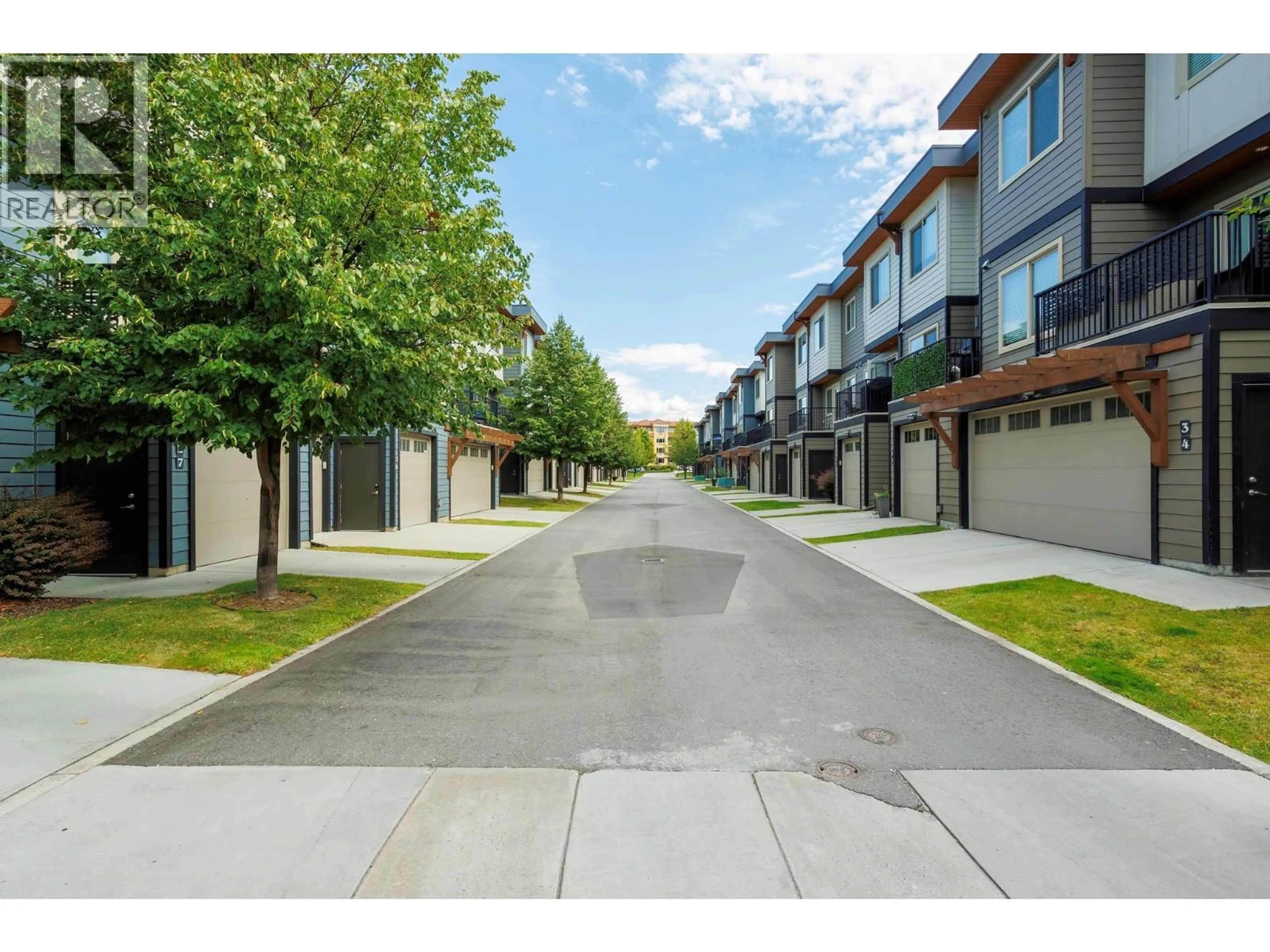A pic from outside/outdoor area/front of a property/back of a property/a pic from drone, street for 27 - 3626 MISSION SPRINGS DRIVE, Kelowna British Columbia V1W5L1