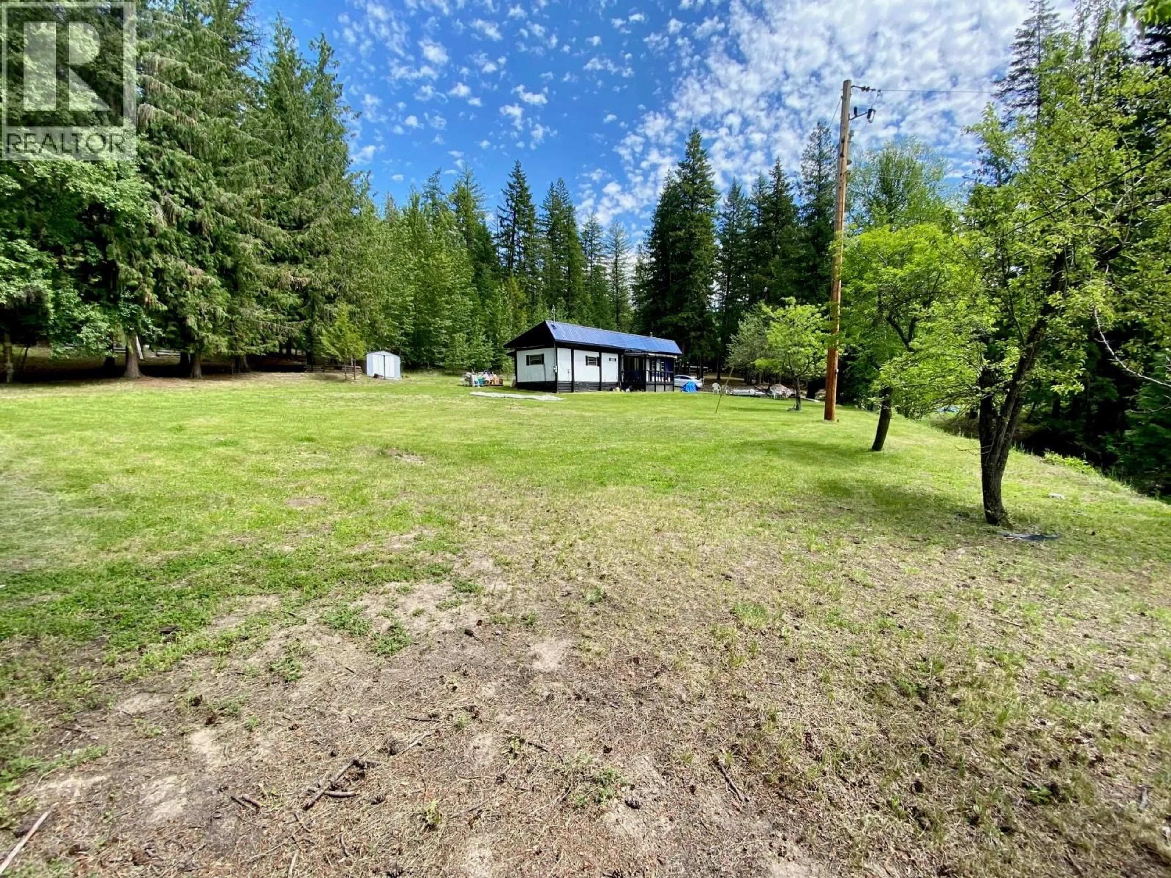 A pic from outside/outdoor area/front of a property/back of a property/a pic from drone, forest/trees view for 1433 CREIGHTON VALLEY ROAD, Lumby British Columbia V0E2G0
