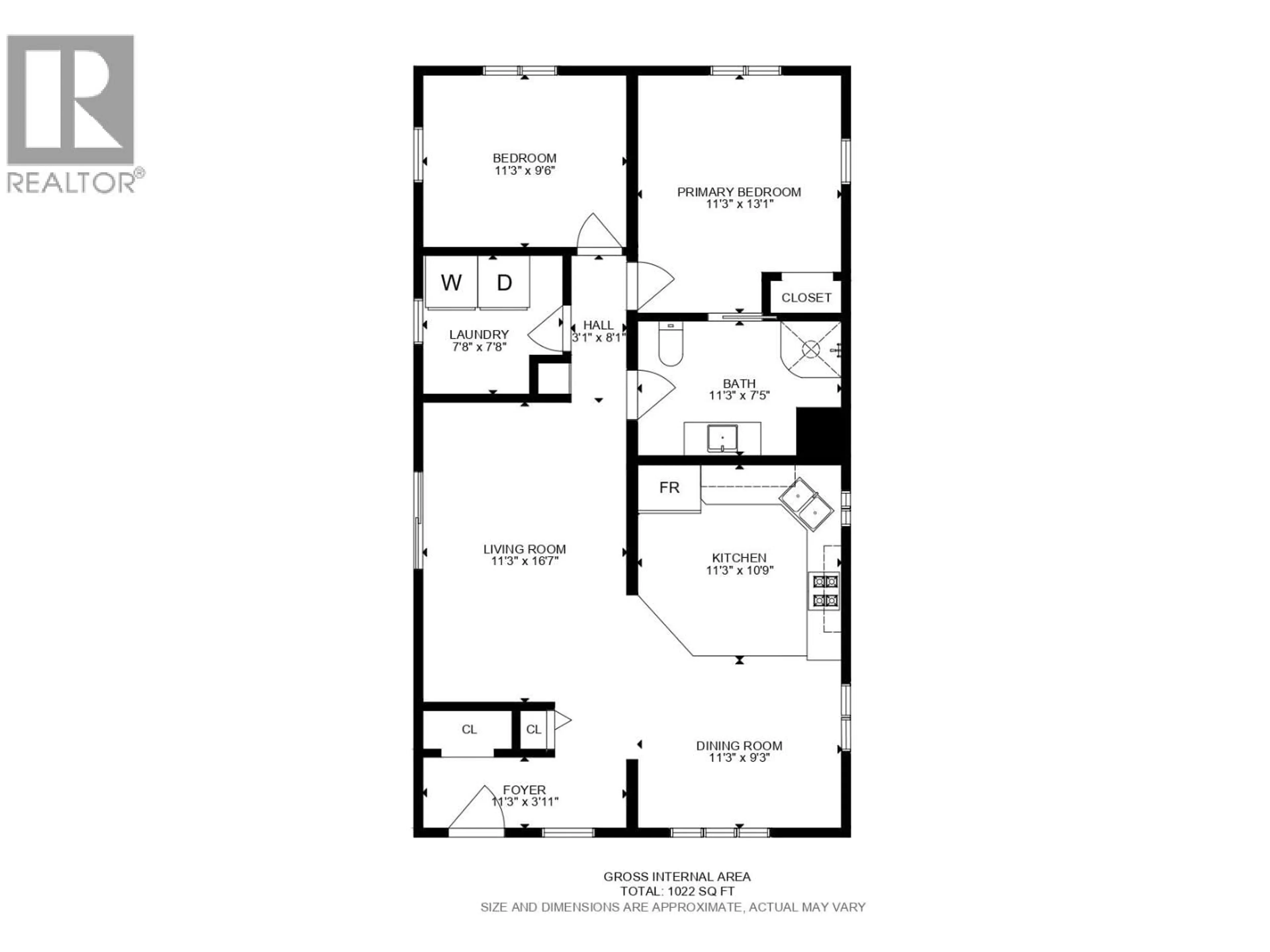 Floor plan for 33 - 771 ATHABASCA STREET EAST, Kamloops British Columbia V2H1C8