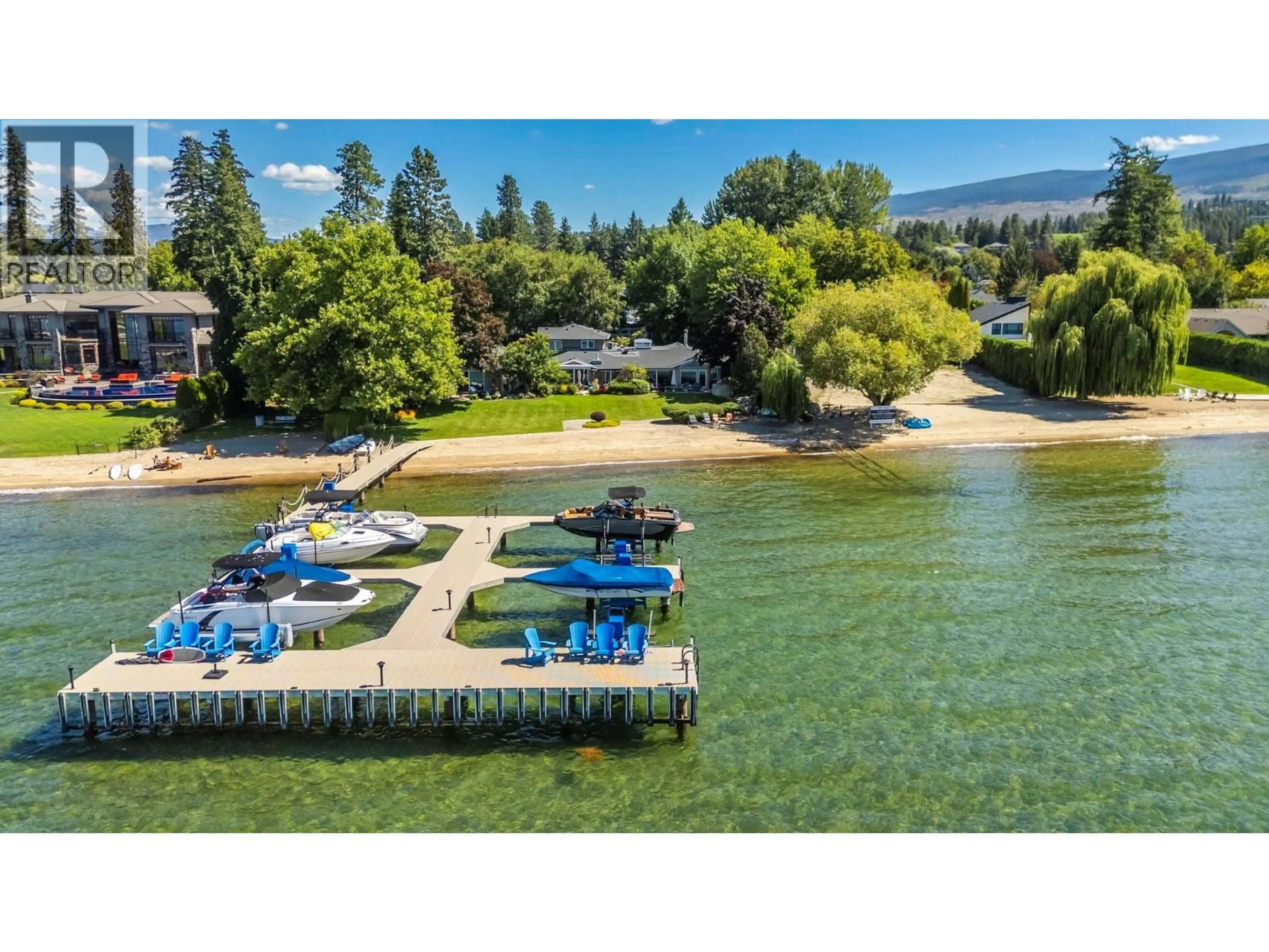 A pic from outside/outdoor area/front of a property/back of a property/a pic from drone, water/lake/river/ocean view for 5 - 389 COLLETT ROAD, Kelowna British Columbia V1W3A3
