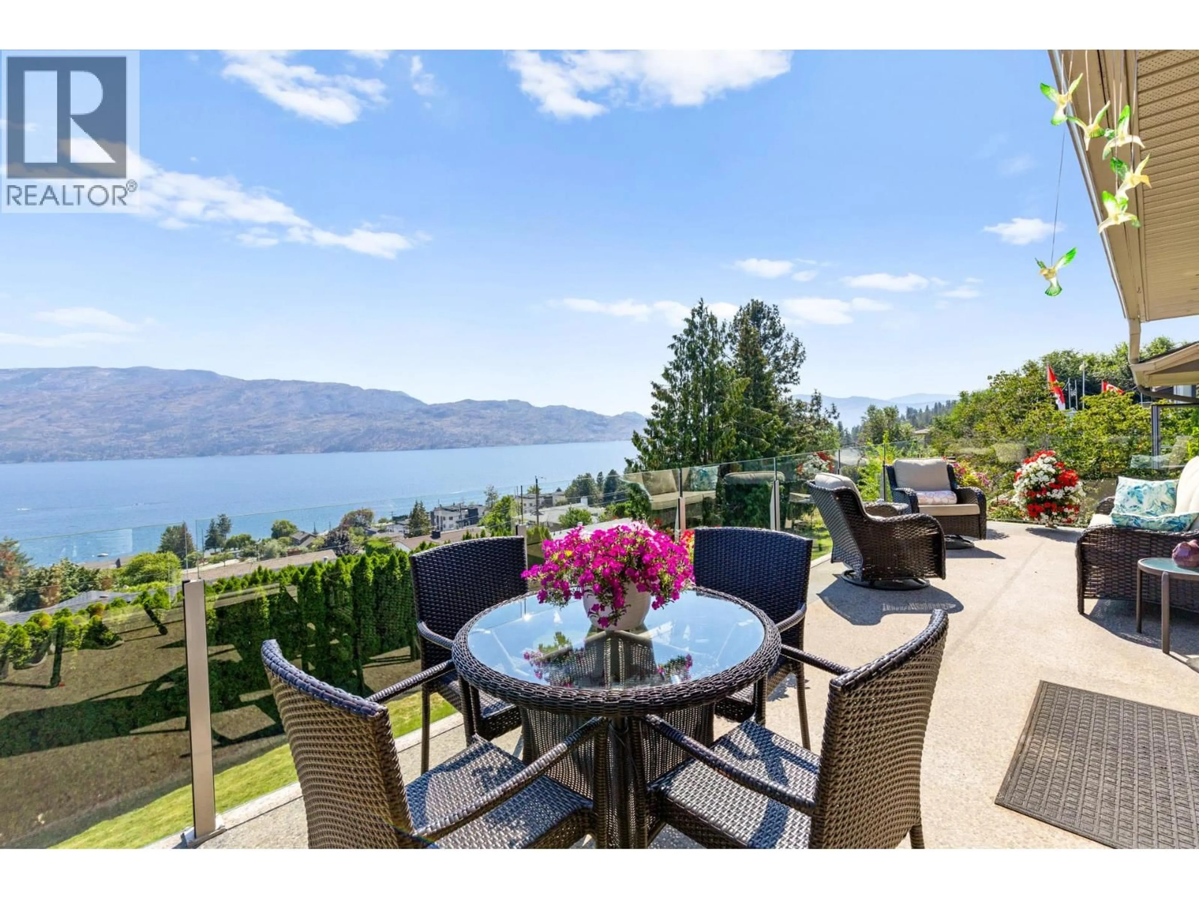 Patio, water/lake/river/ocean view for 5277 CLARENCE ROAD, Peachland British Columbia V0H1X2