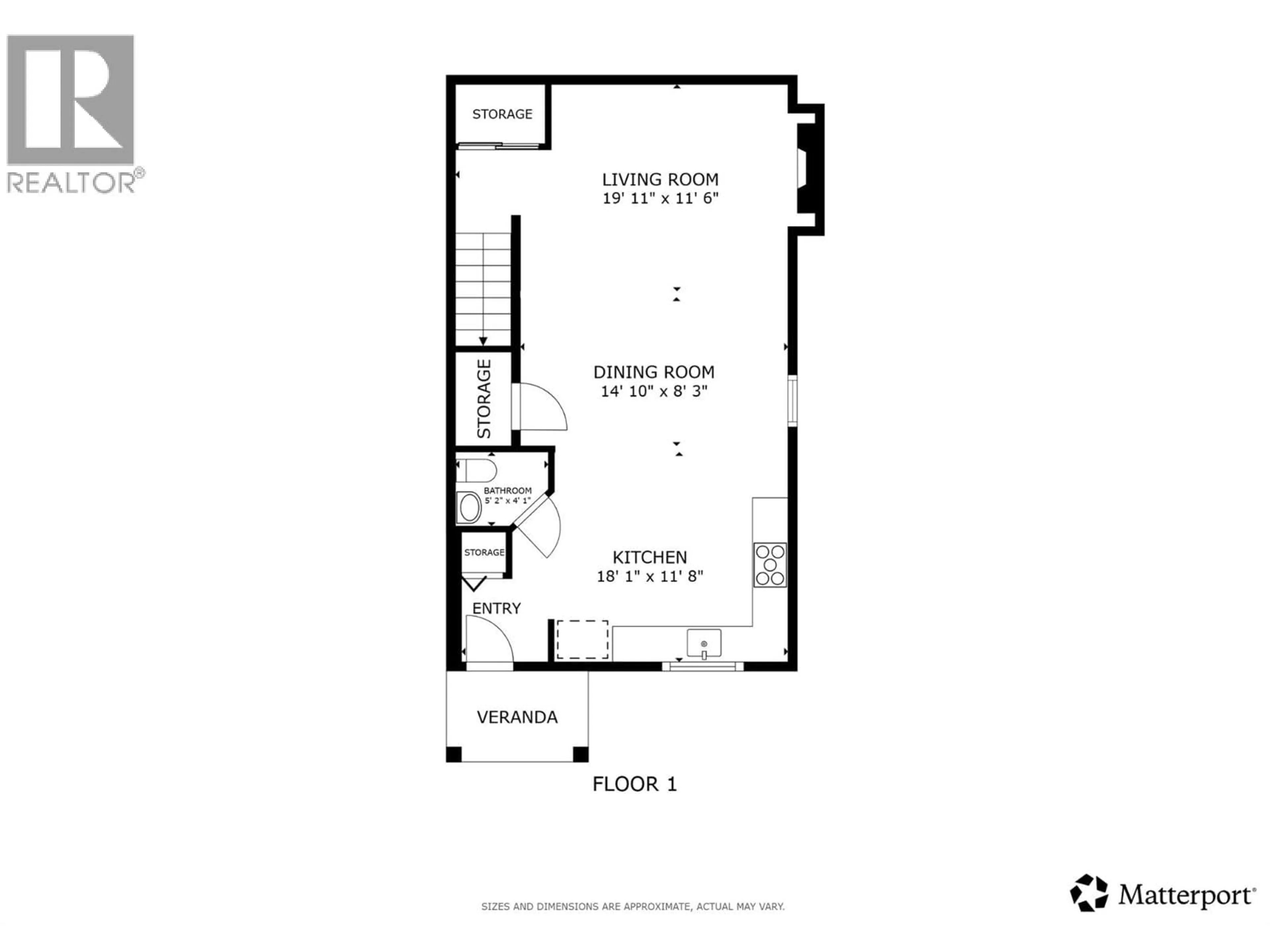 Floor plan for 782 GLENWOOD AVENUE, Kelowna British Columbia V1Y5M5
