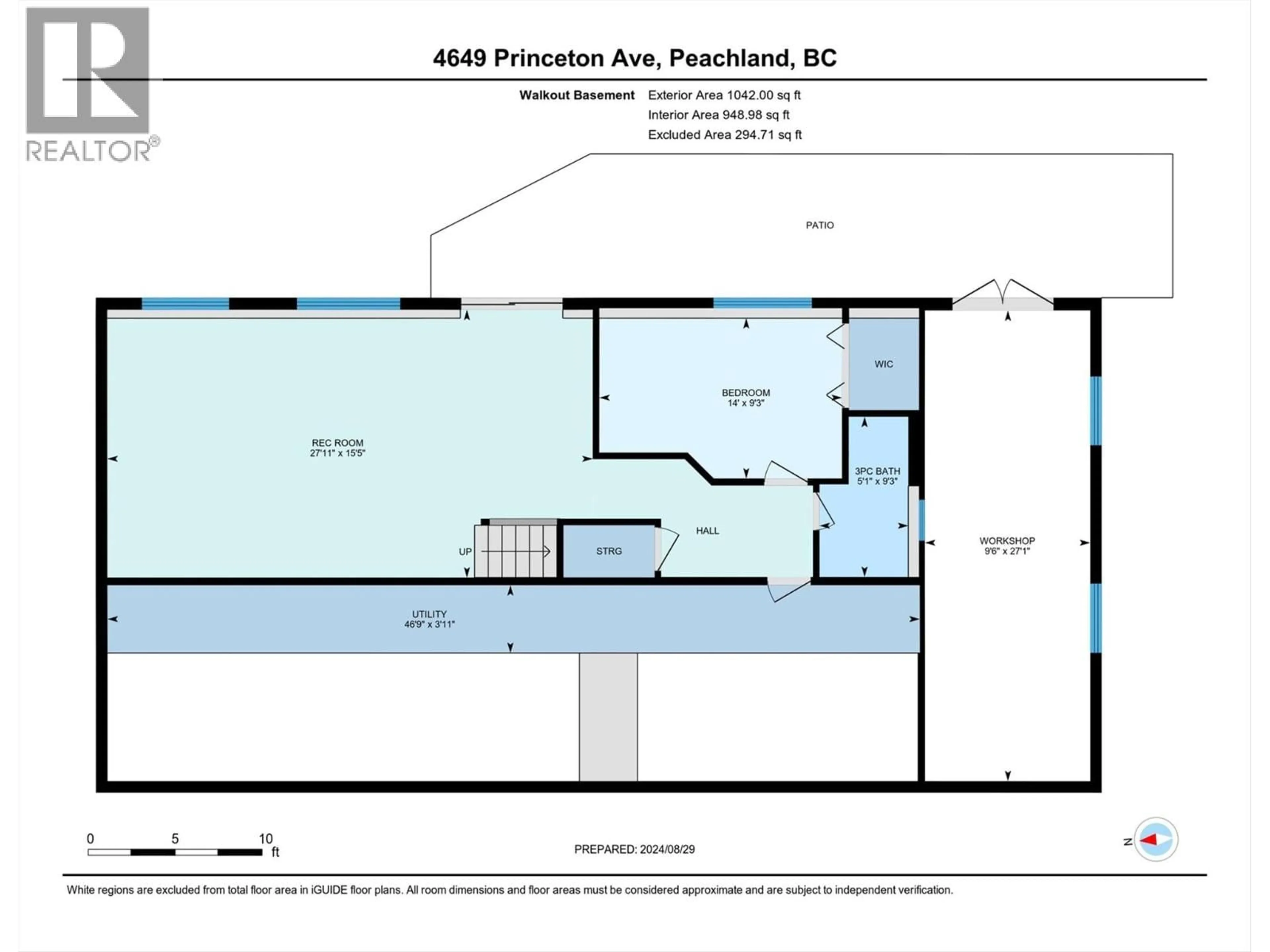 Floor plan for 4649 PRINCETON AVENUE, Peachland British Columbia V0H1X7