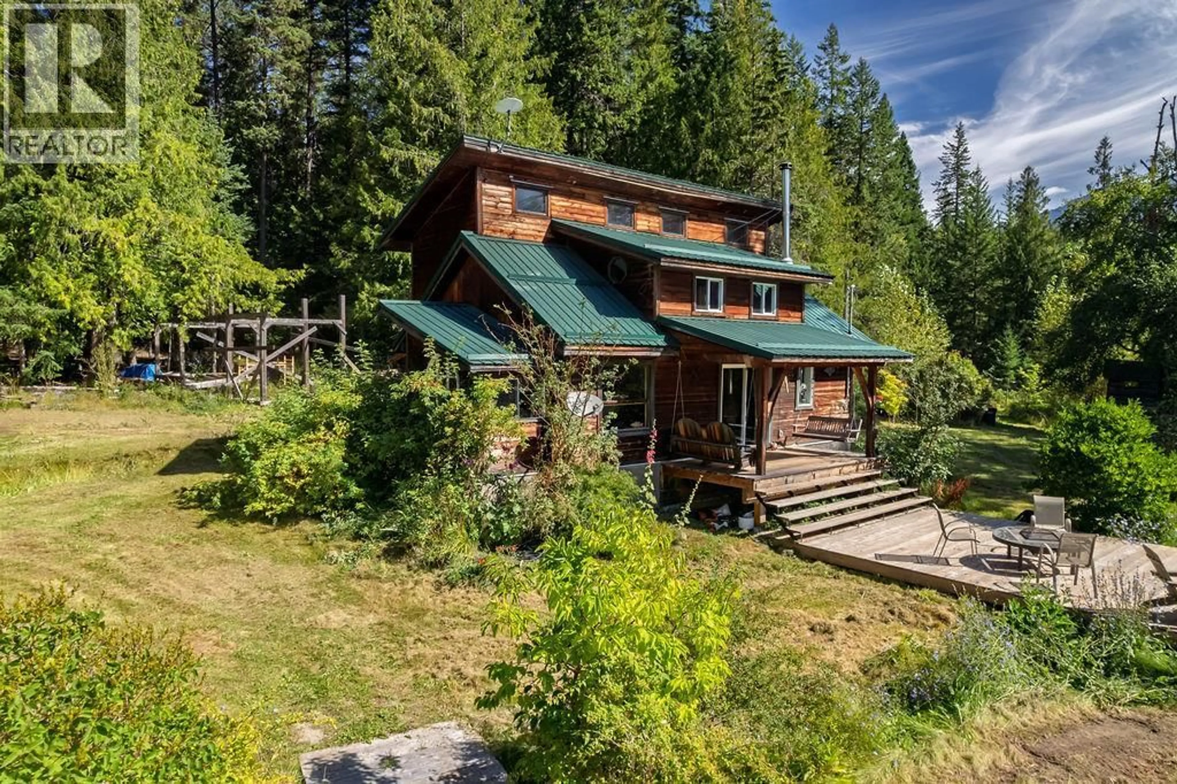 A pic from outside/outdoor area/front of a property/back of a property/a pic from drone, unknown for 277 MEADOW CREEK ROAD, Meadow Creek British Columbia V0G1N0