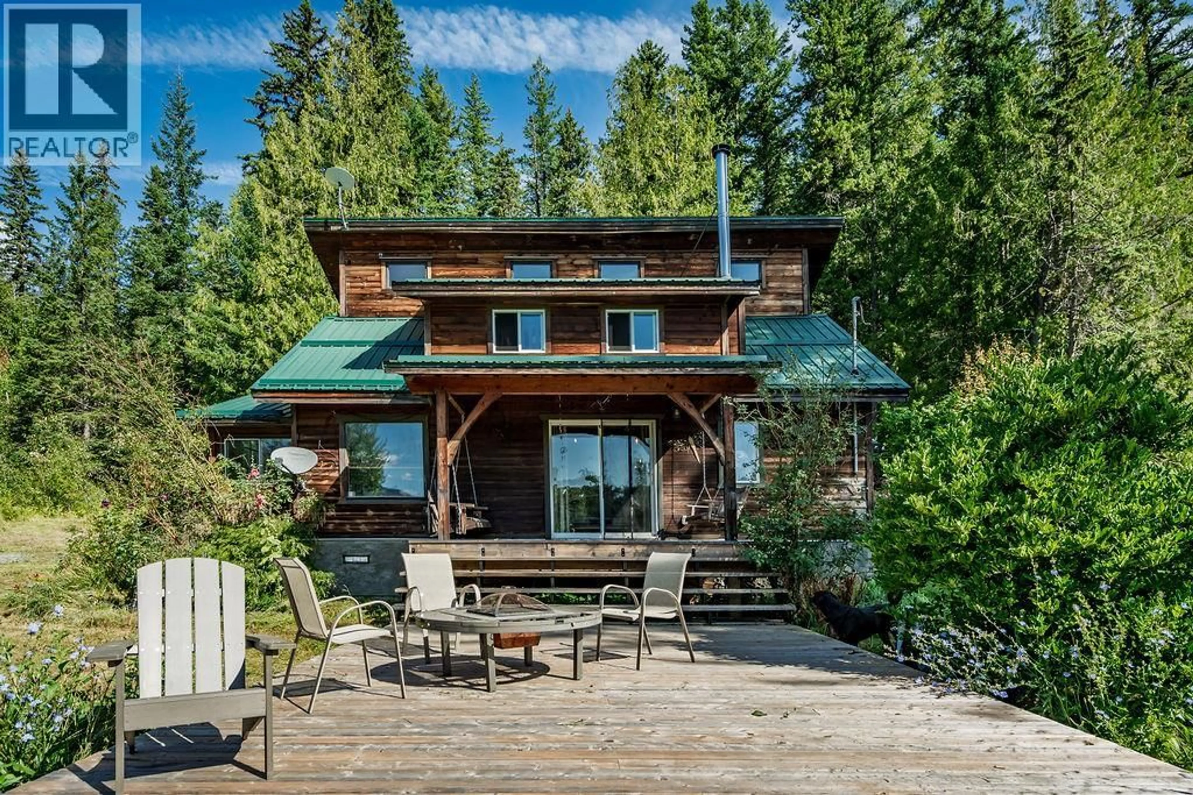 A pic from outside/outdoor area/front of a property/back of a property/a pic from drone, unknown for 277 MEADOW CREEK ROAD, Meadow Creek British Columbia V0G1N0