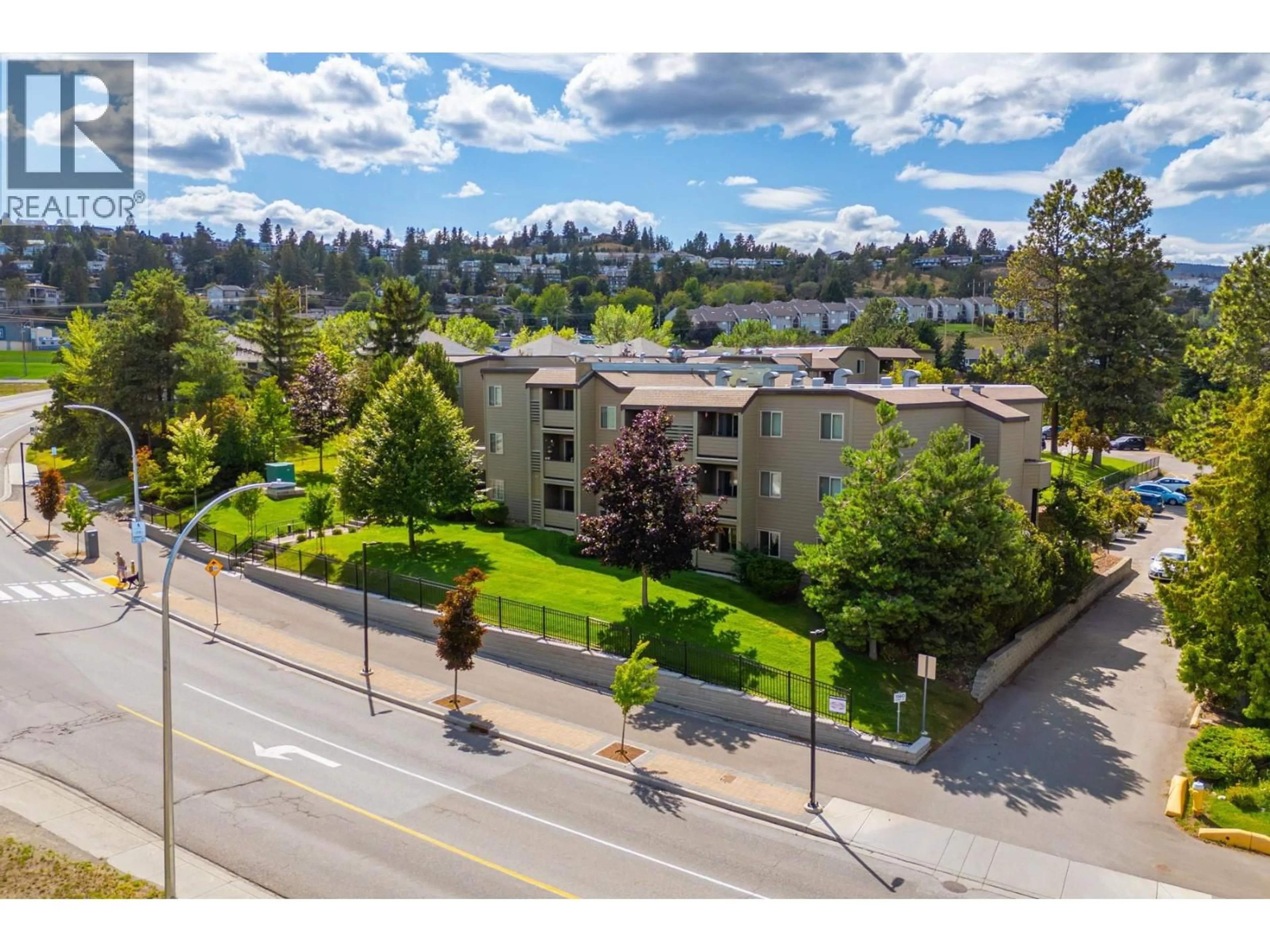 A pic from outside/outdoor area/front of a property/back of a property/a pic from drone, unknown for 111 - 1560 SUMMIT DRIVE, Kamloops British Columbia V2E1R5