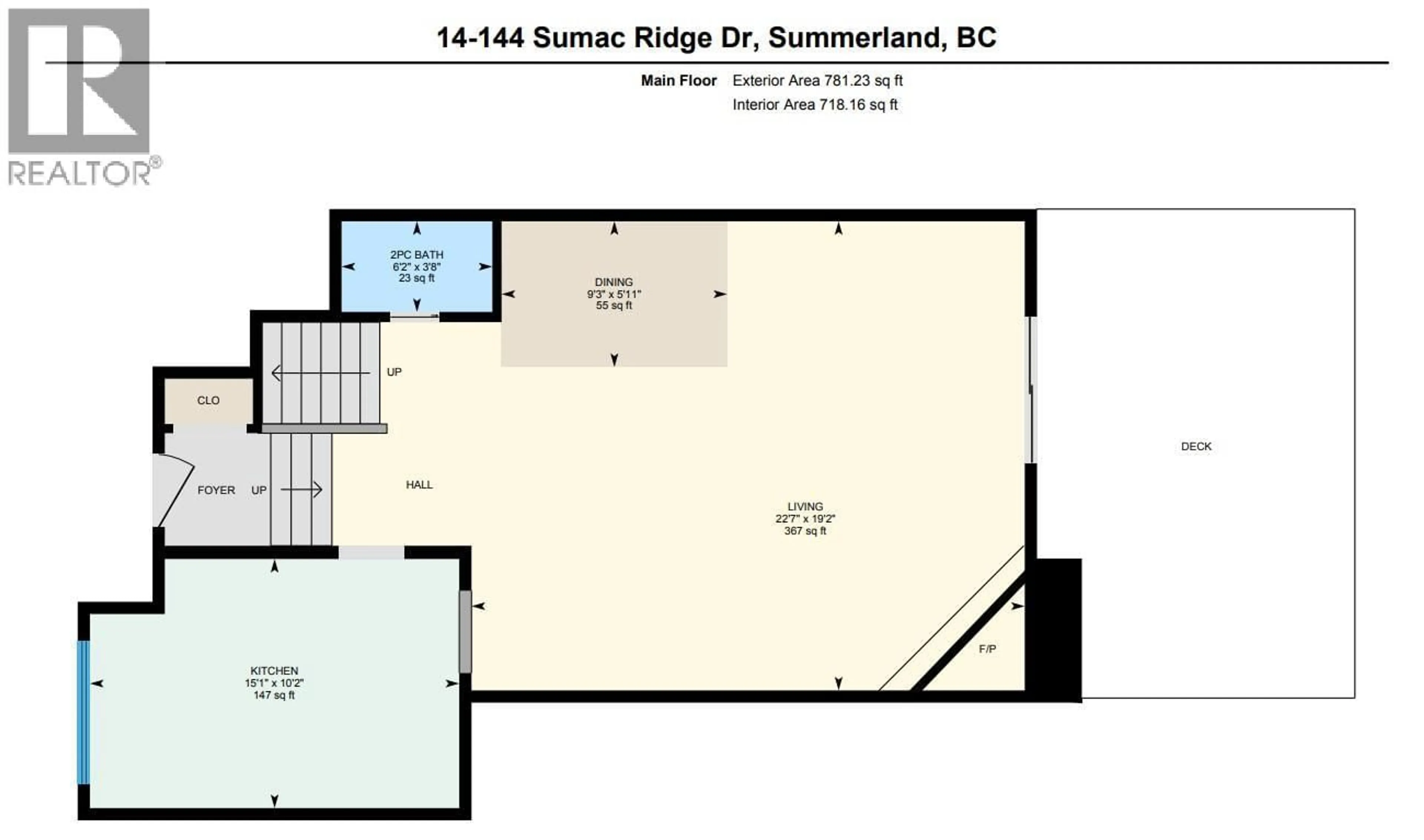 Floor plan for 14 - 144 SUMAC RIDGE DRIVE, Summerland British Columbia V0H1Z6