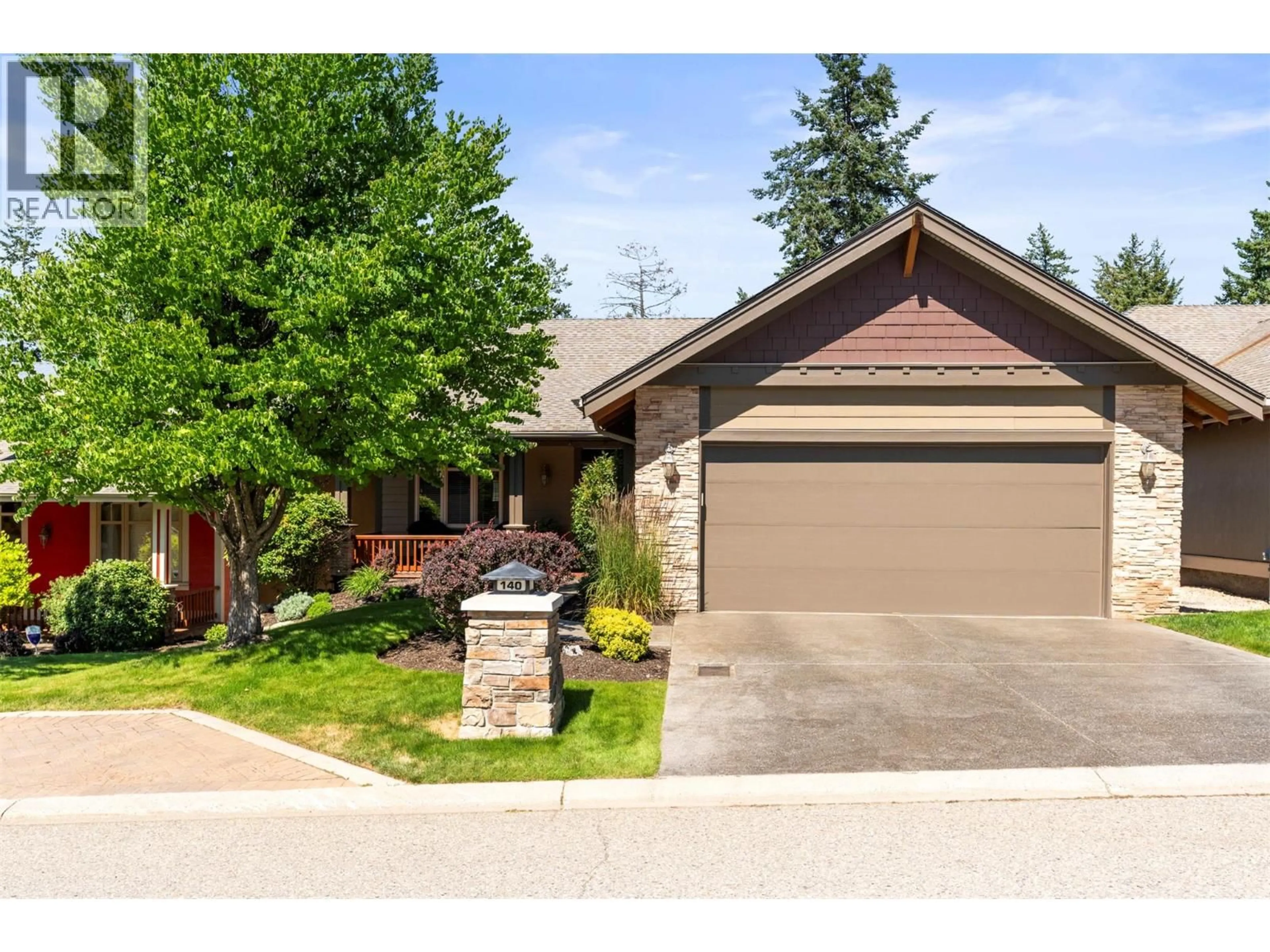 Home with brick exterior material, street for 140 MASHIE CRESCENT, Vernon British Columbia V1H1V8