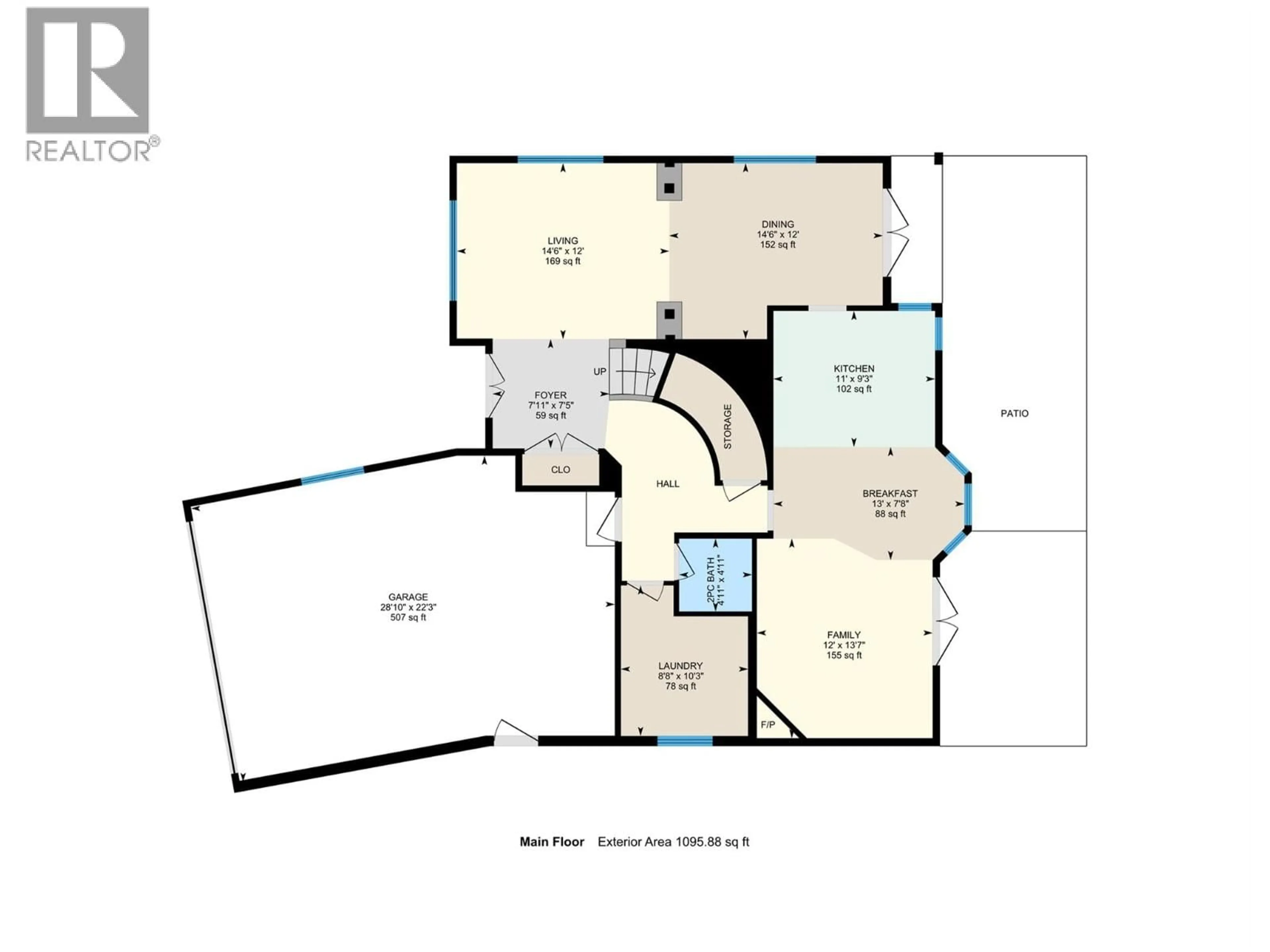 Floor plan for 2317 TEAL PLACE, Vernon British Columbia V1H1R1