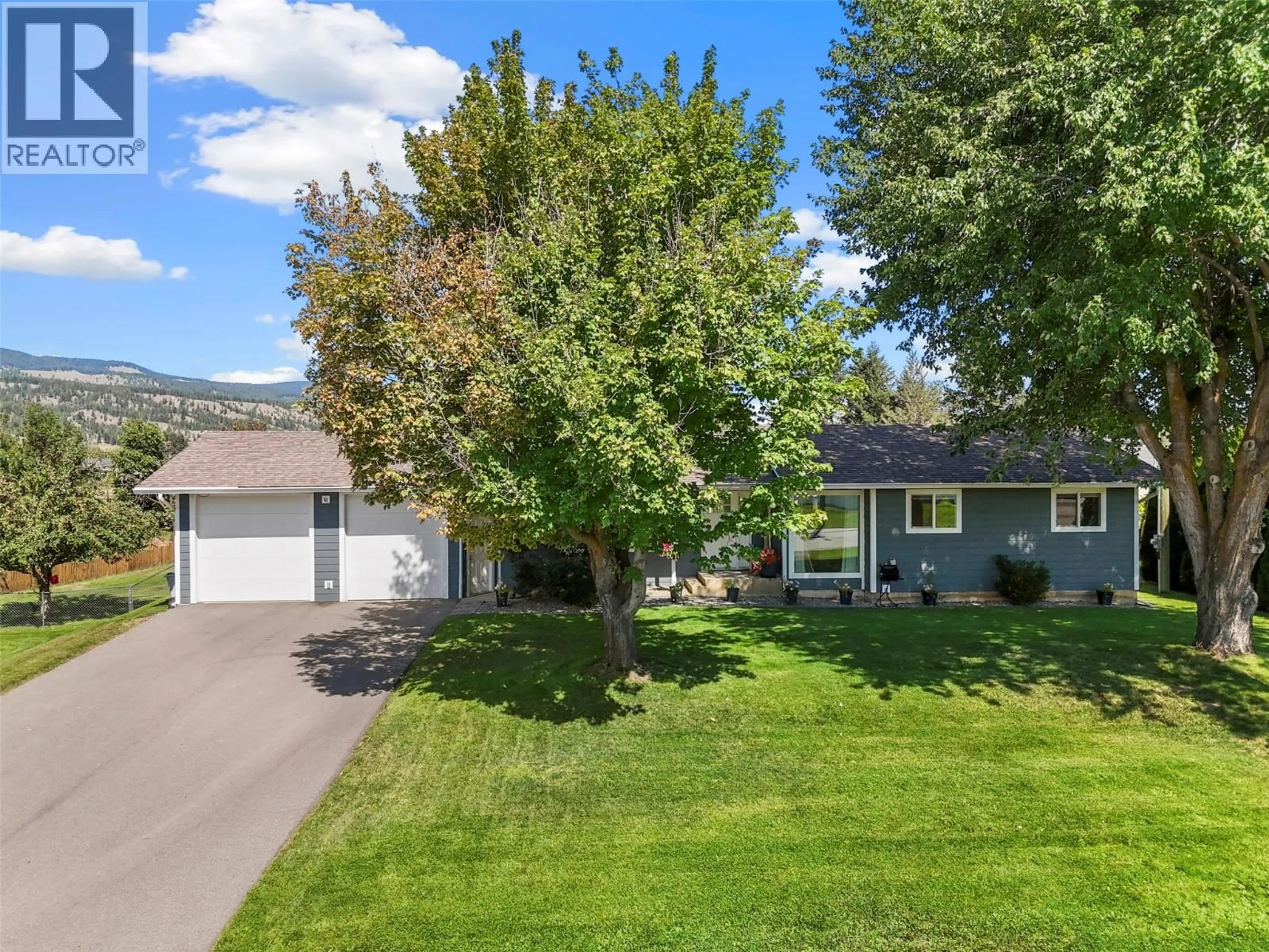 A pic from outside/outdoor area/front of a property/back of a property/a pic from drone, mountain view for 334 REIGHMOUNT DRIVE, Kamloops British Columbia V2H1M2