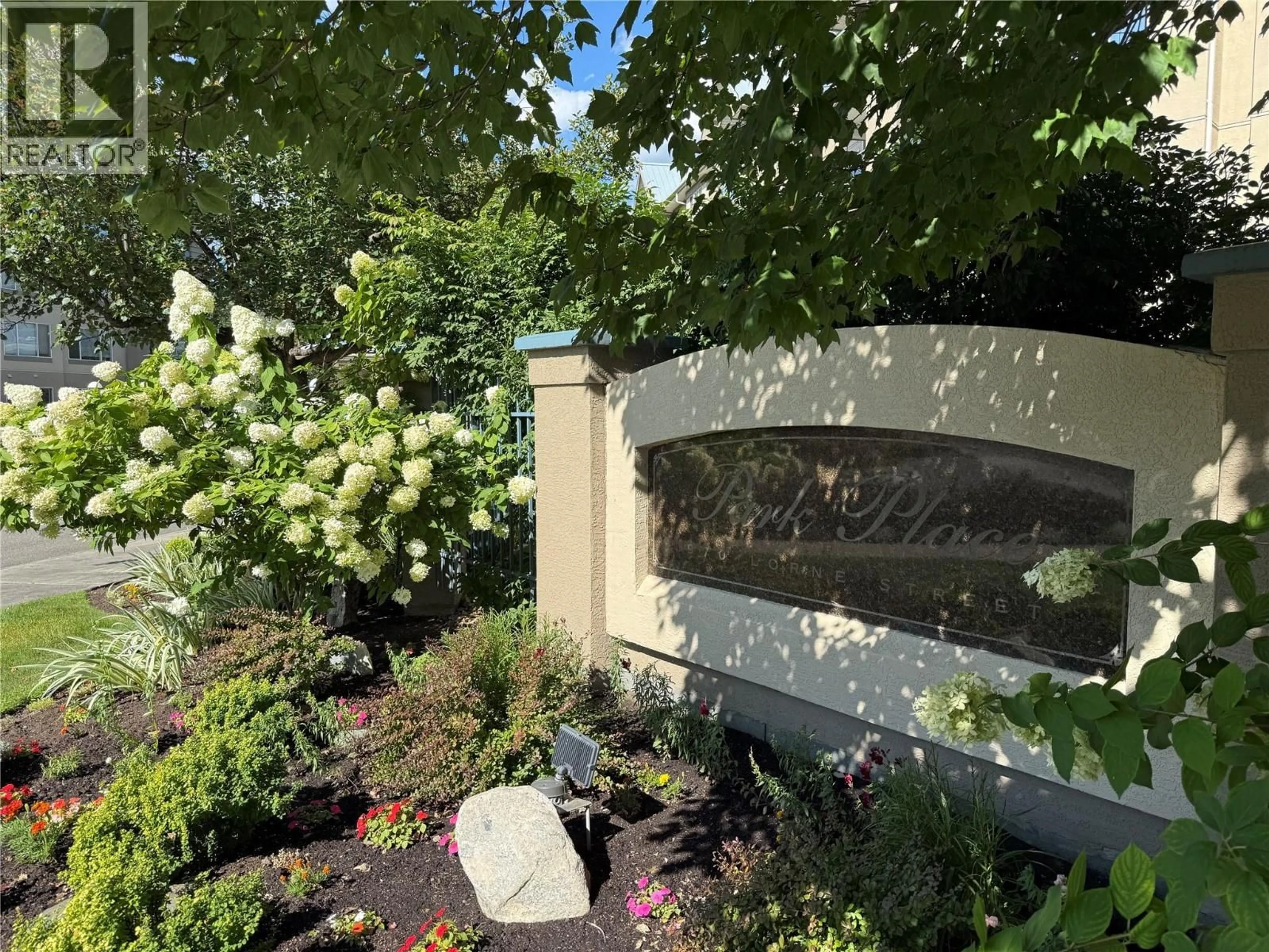 A pic from outside/outdoor area/front of a property/back of a property/a pic from drone, street for 108 - 970 LORNE STREET, Kamloops British Columbia V2C1W9