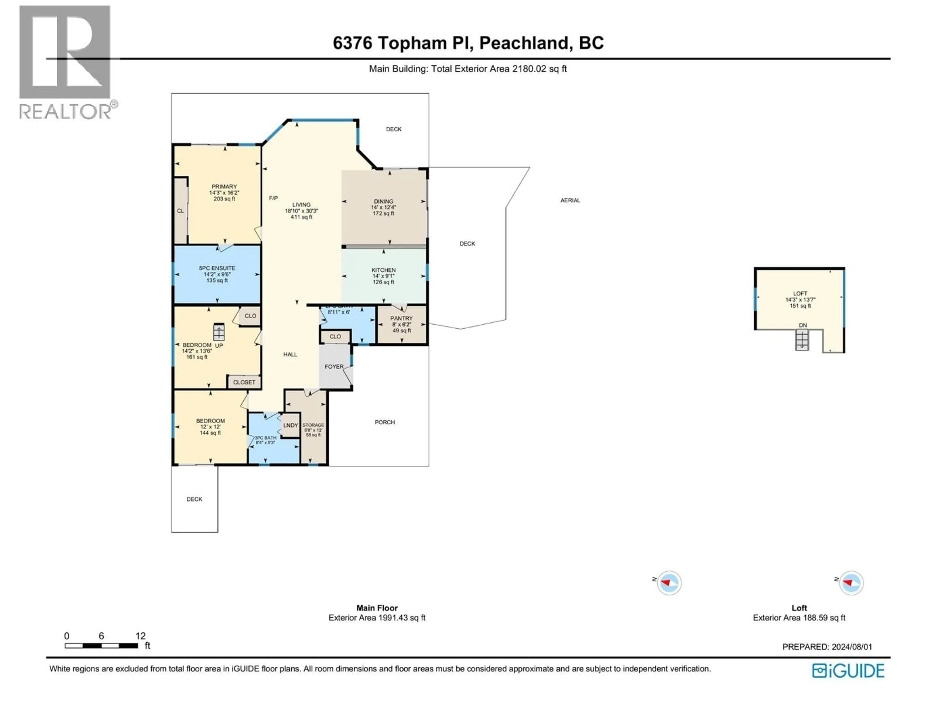 Floor plan for 6376 TOPHAM PLACE, Peachland British Columbia V0H1X7